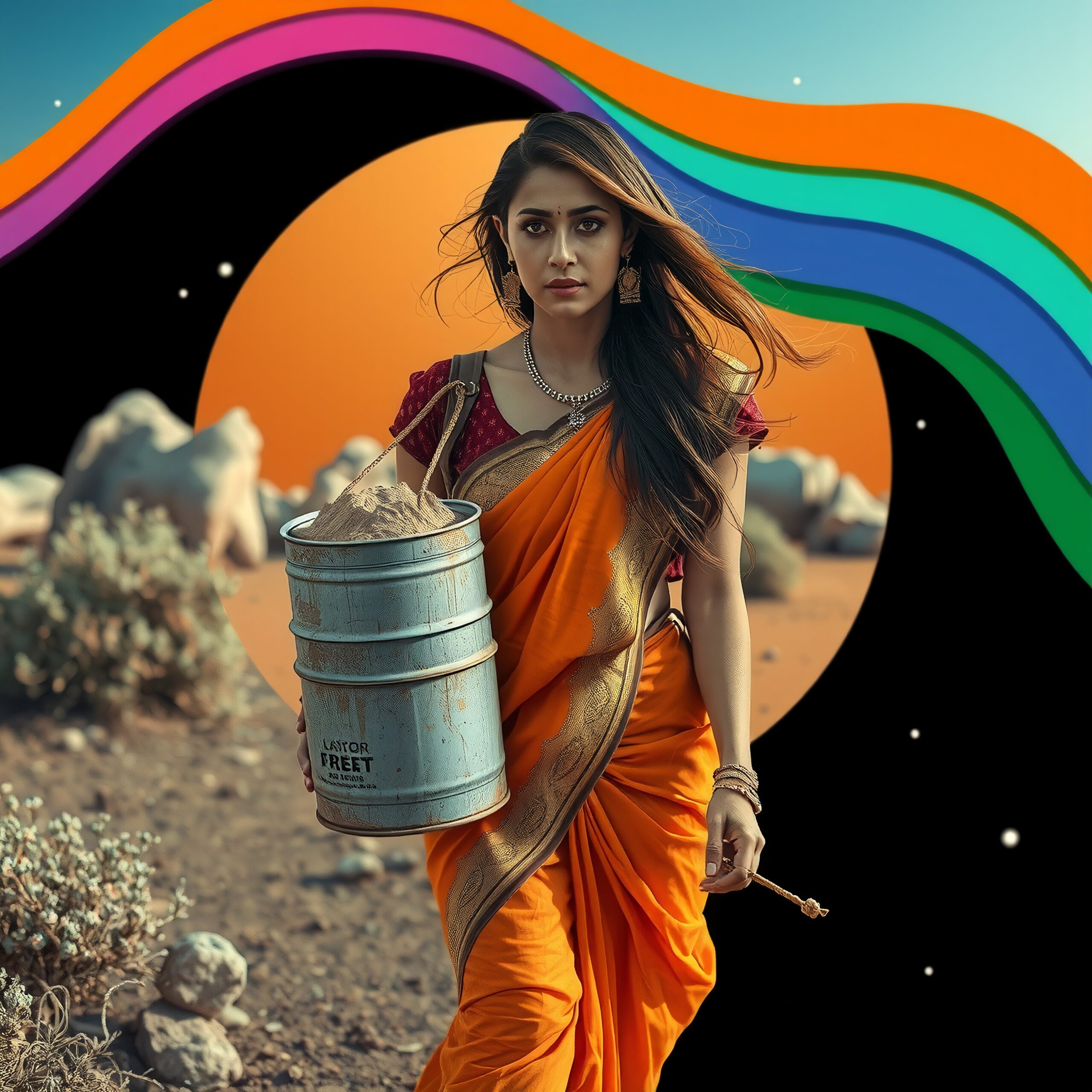 Colorful Journey Through the Desert