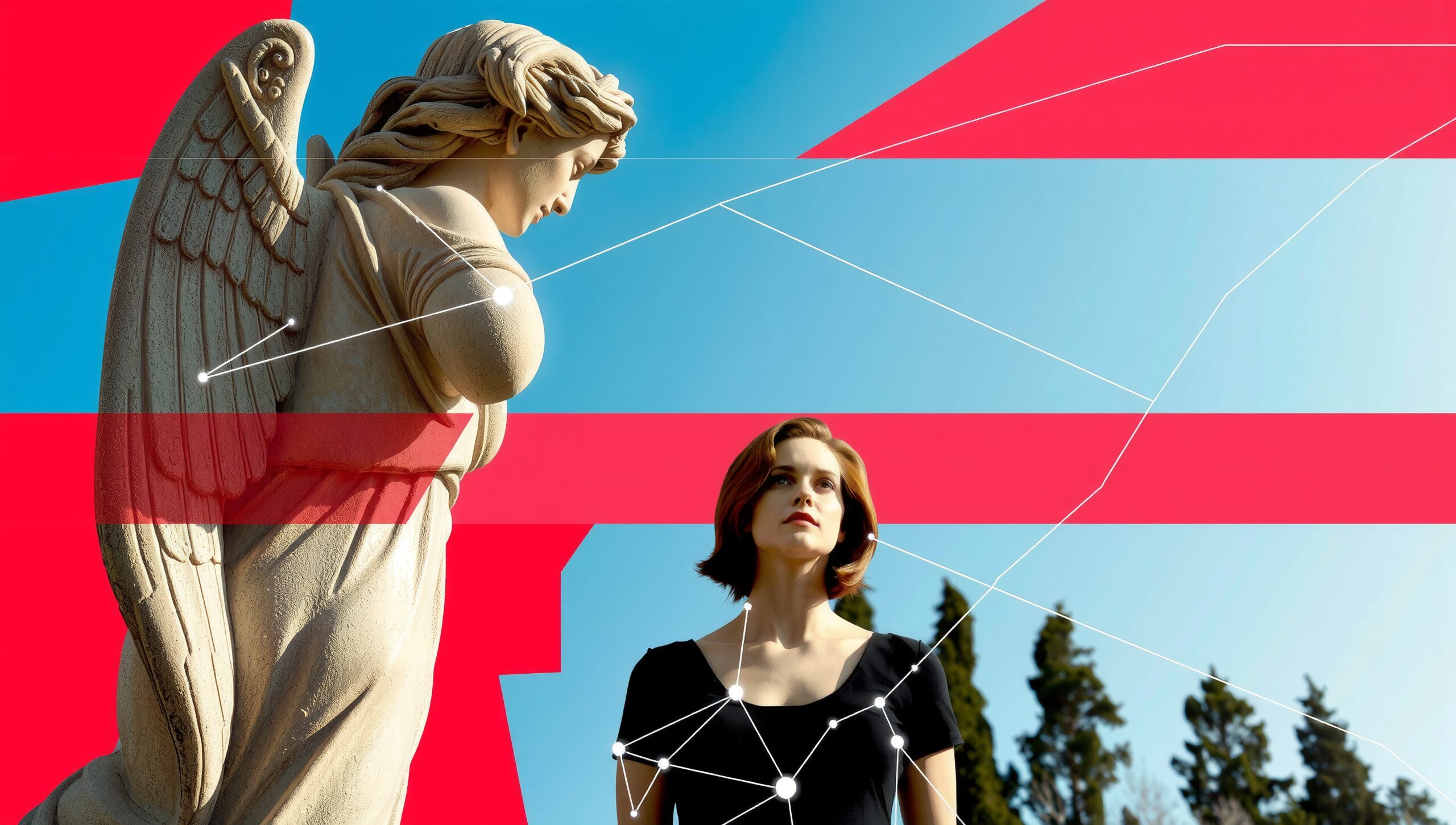 Modern Art Meets Classical Sculpture