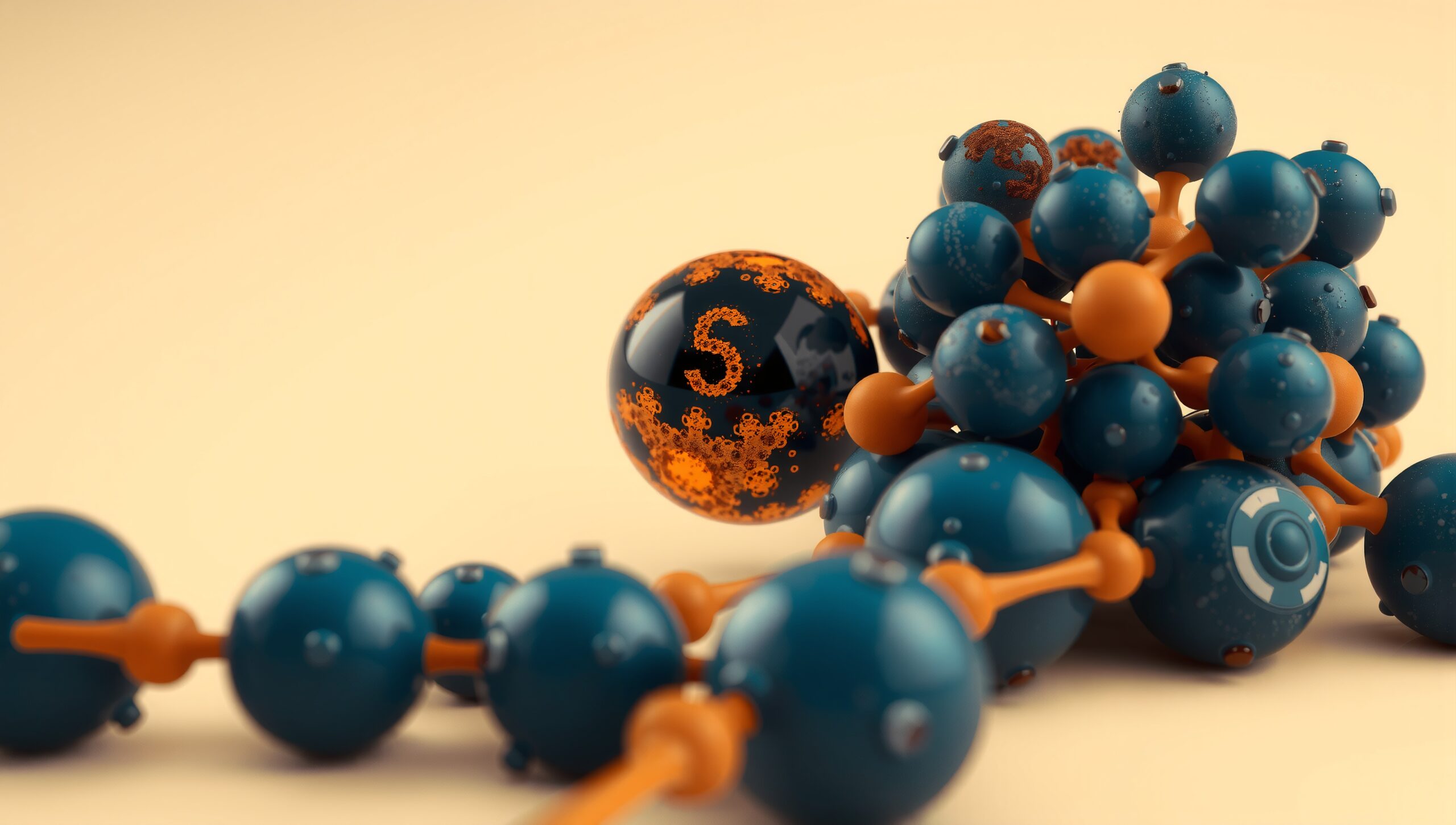 Intricate Molecular Structure Visualization