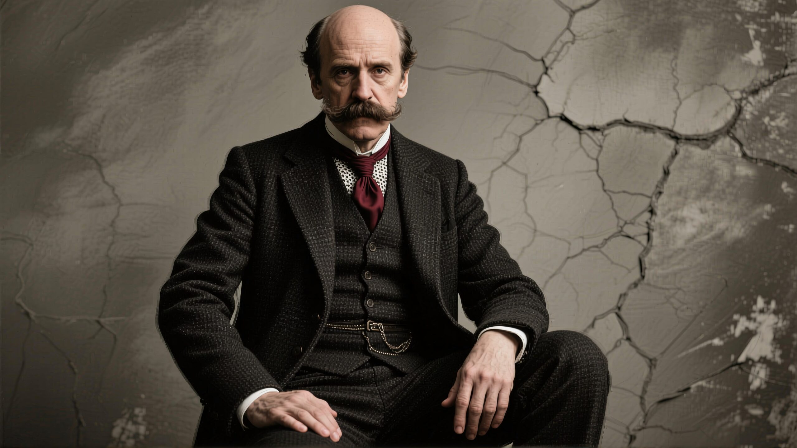 Distinguished Gentleman and Cracked Wall