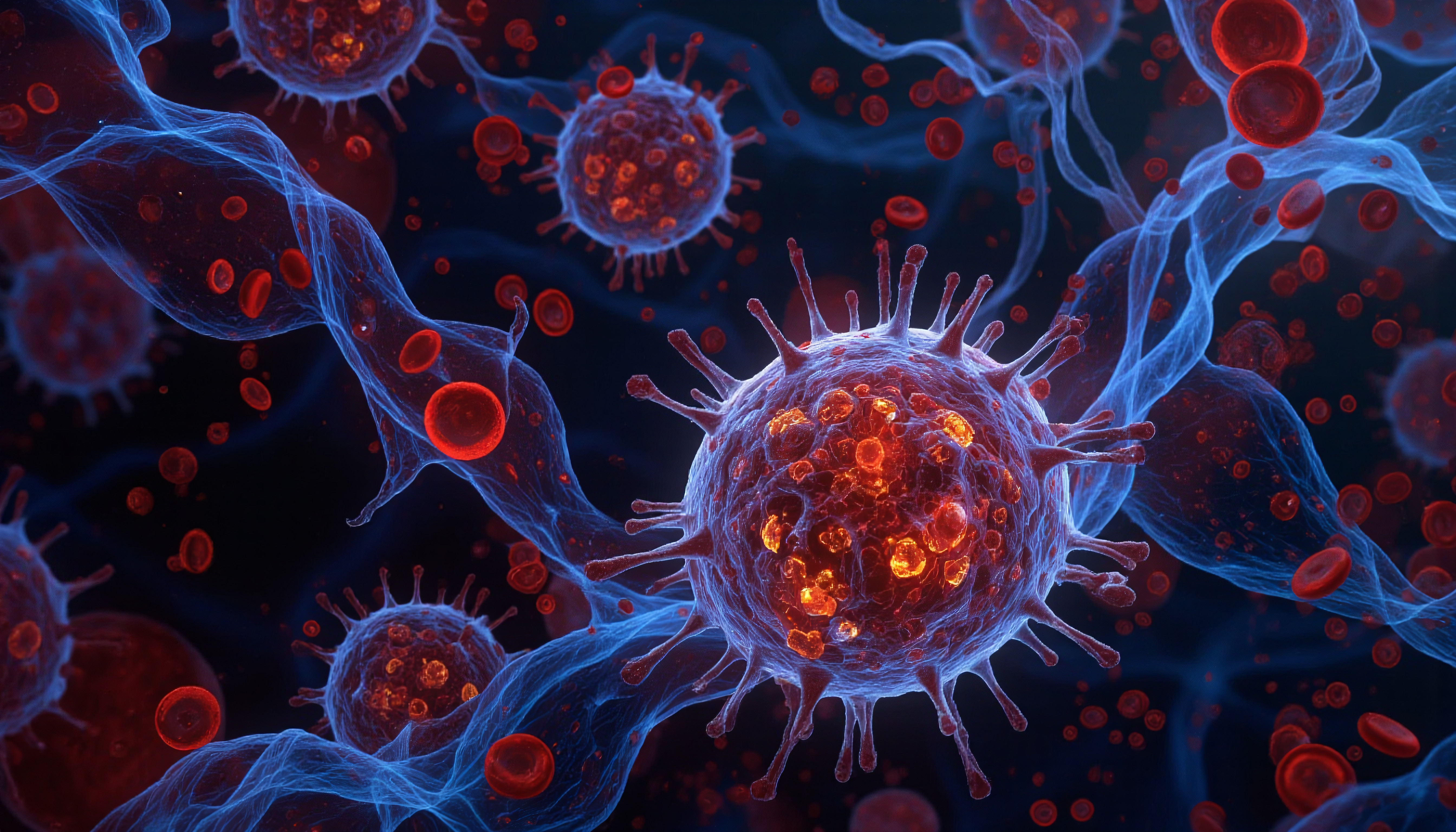 Abstract Biomedical Visualization of Viruses
