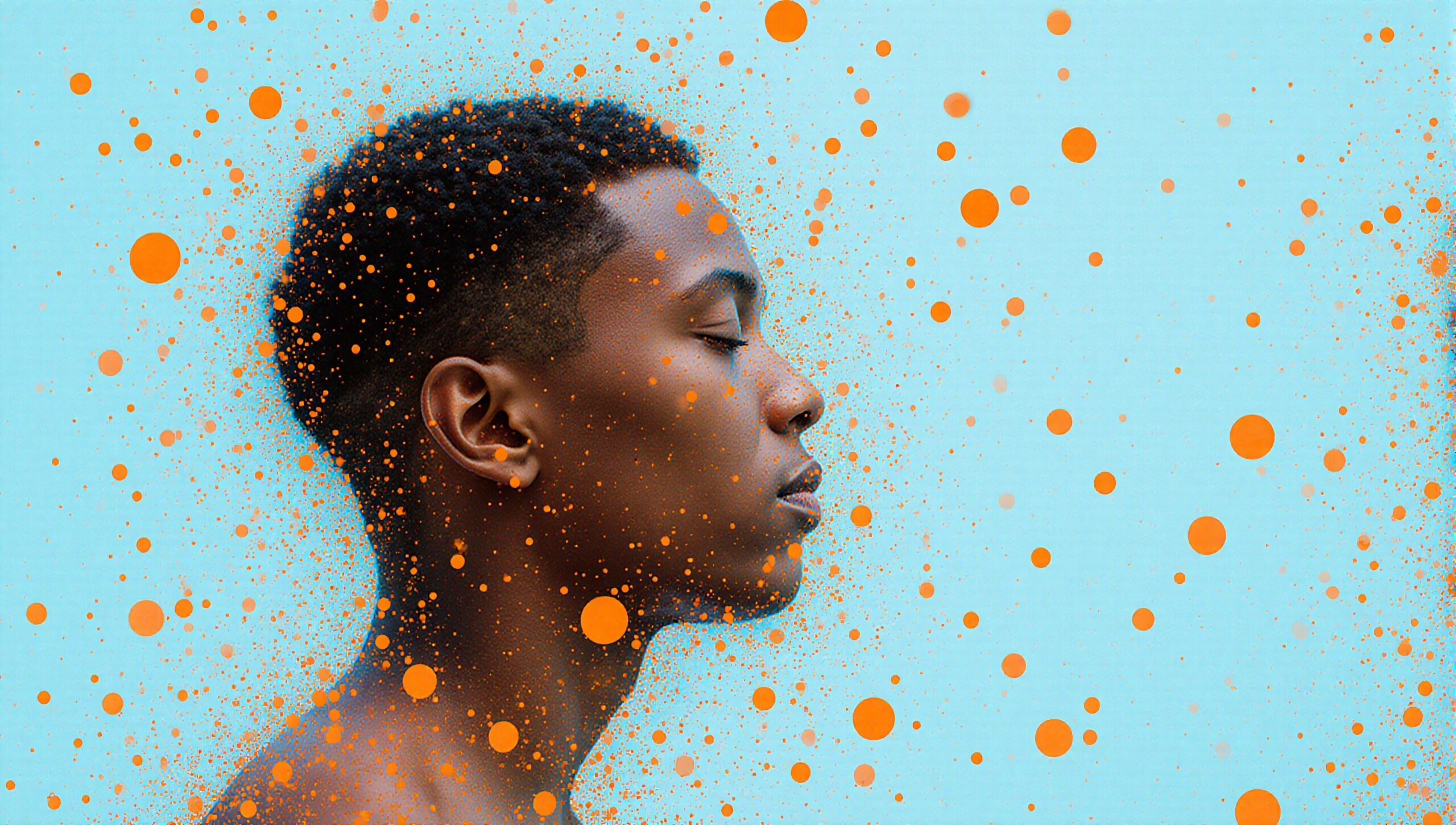 Serene Creative Abstract Portrait