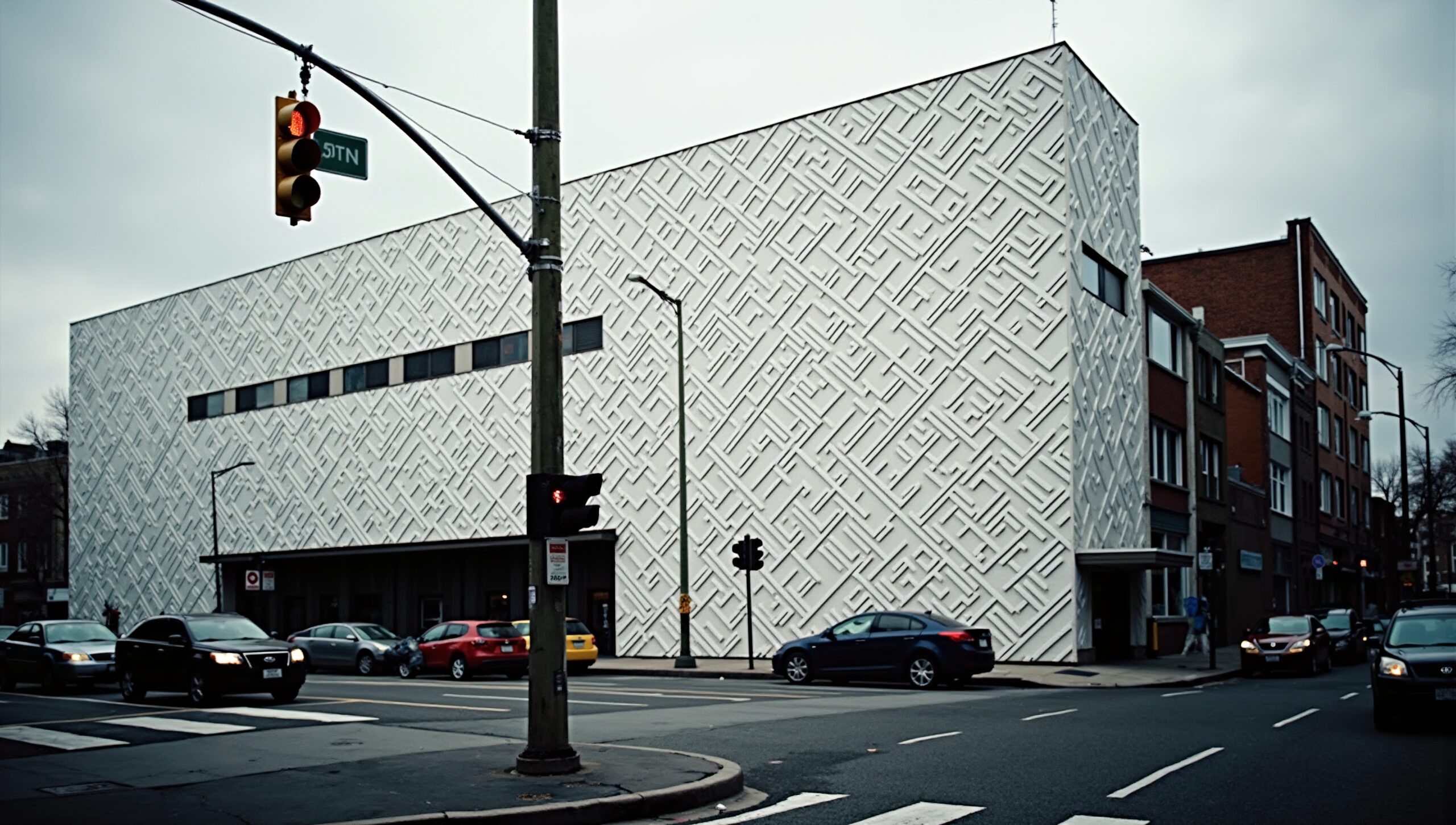 Geometric Patterns on Building Facade