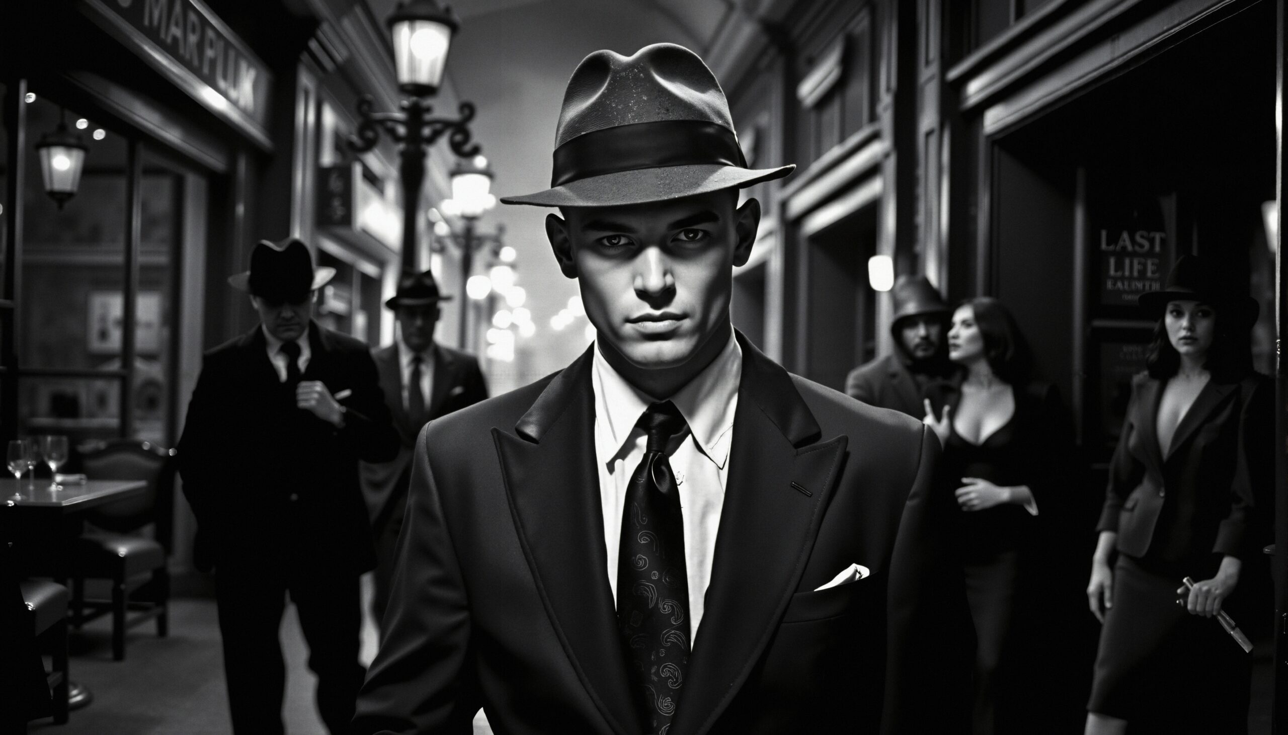 Vintage Noir A Night Stroll