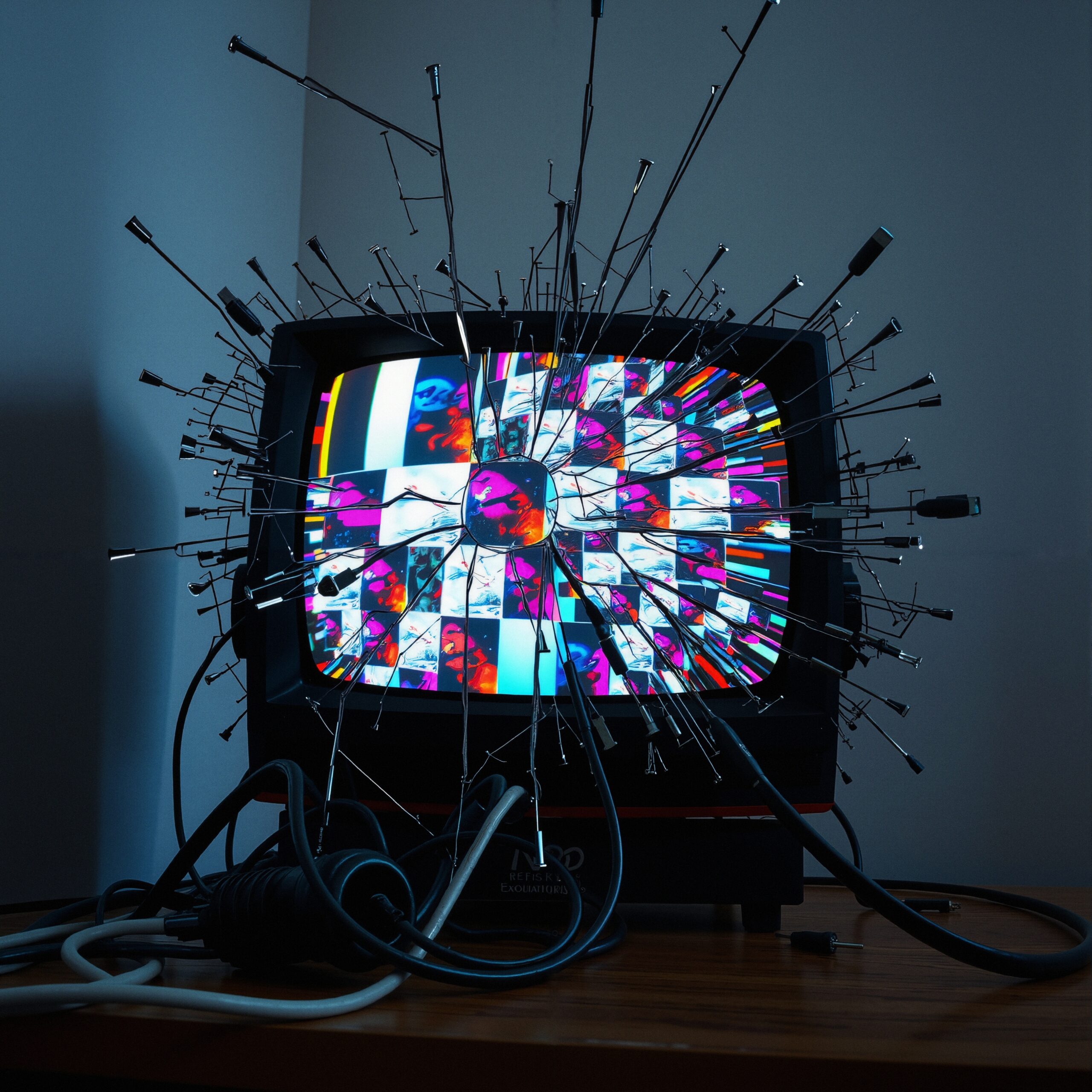 Exploding Media Broadcast Illusion