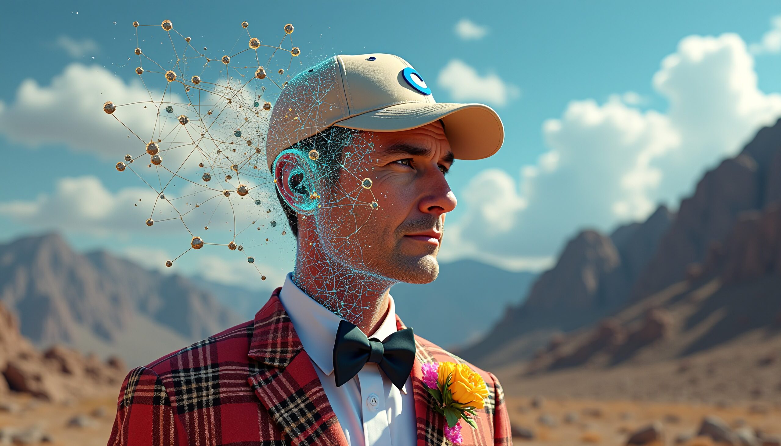 Digital Connectivity in Desert Landscape