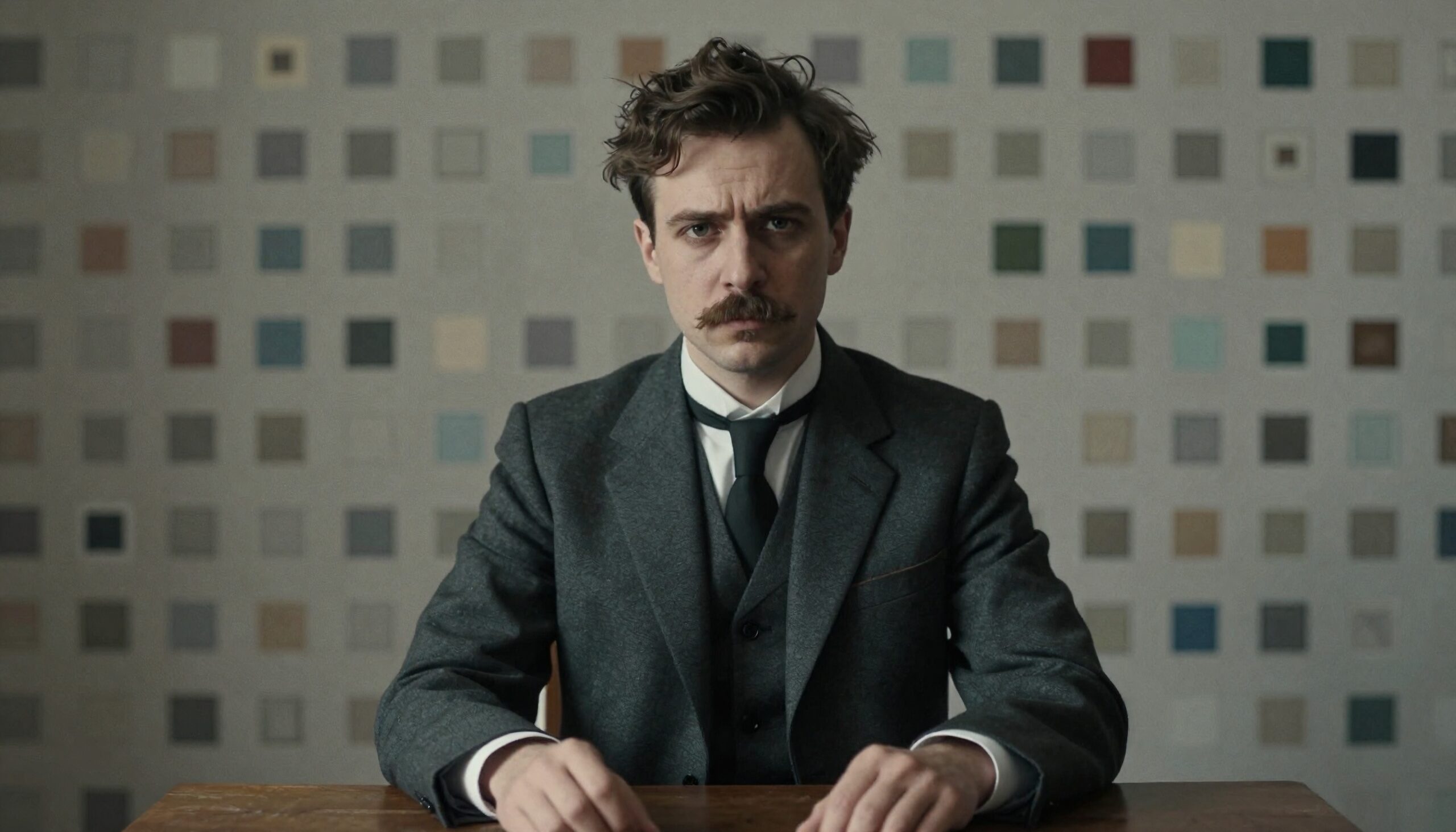 Serious Man in Formal Suit