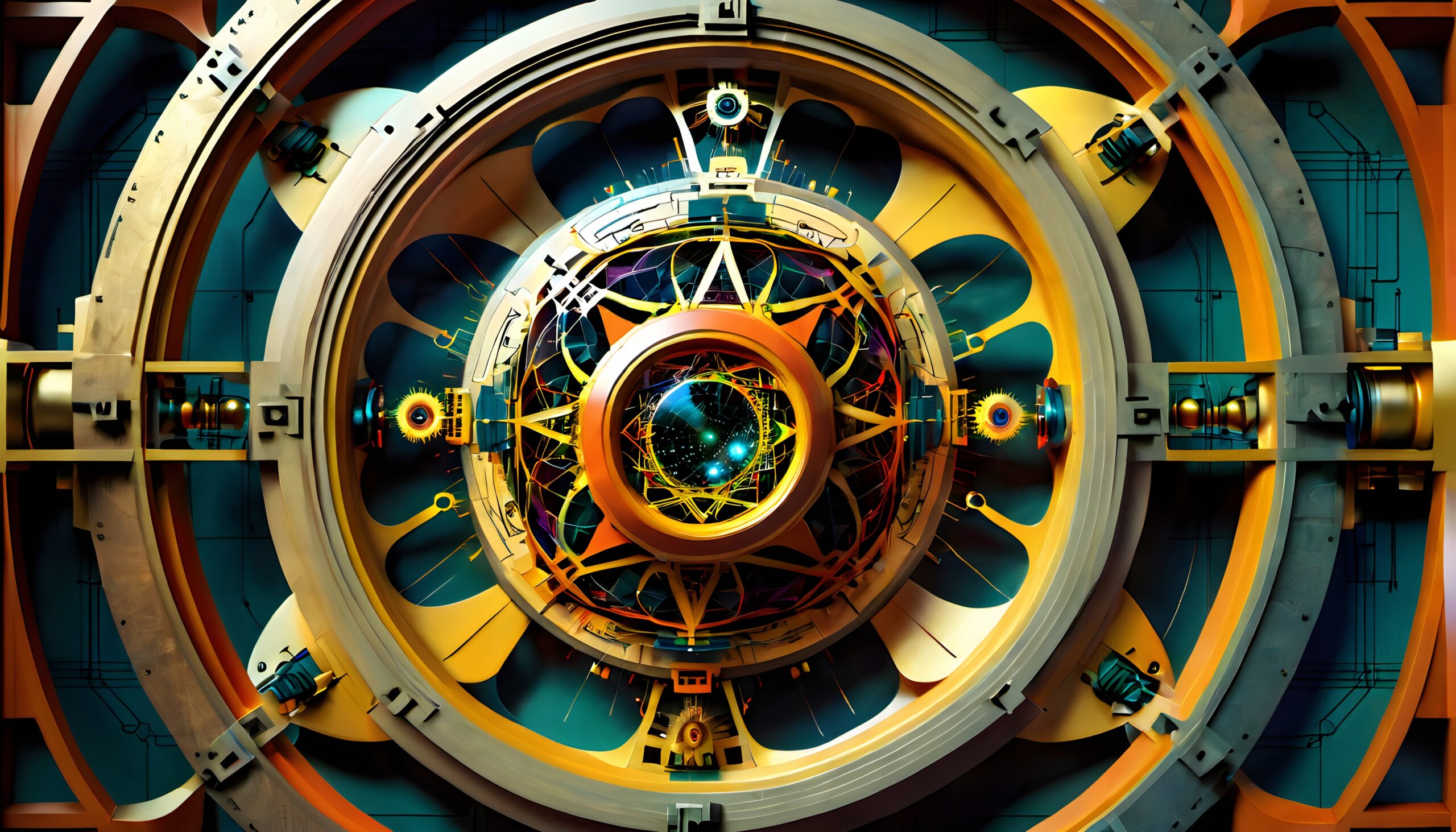 Futuristic Cosmic Machine Design