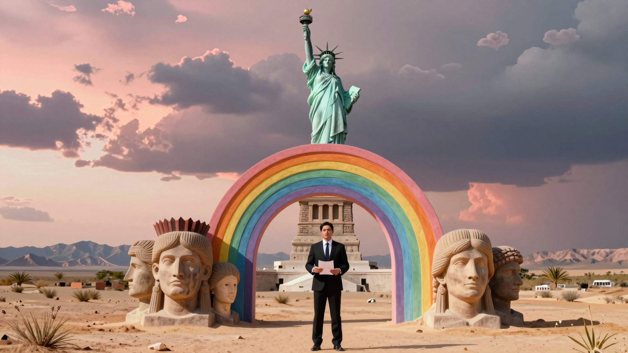 Rainbow Arch Freedom Symbol