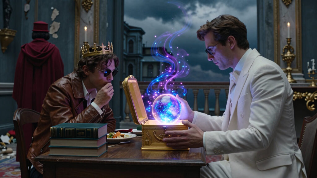 Mystical Encounter with Crystal Ball