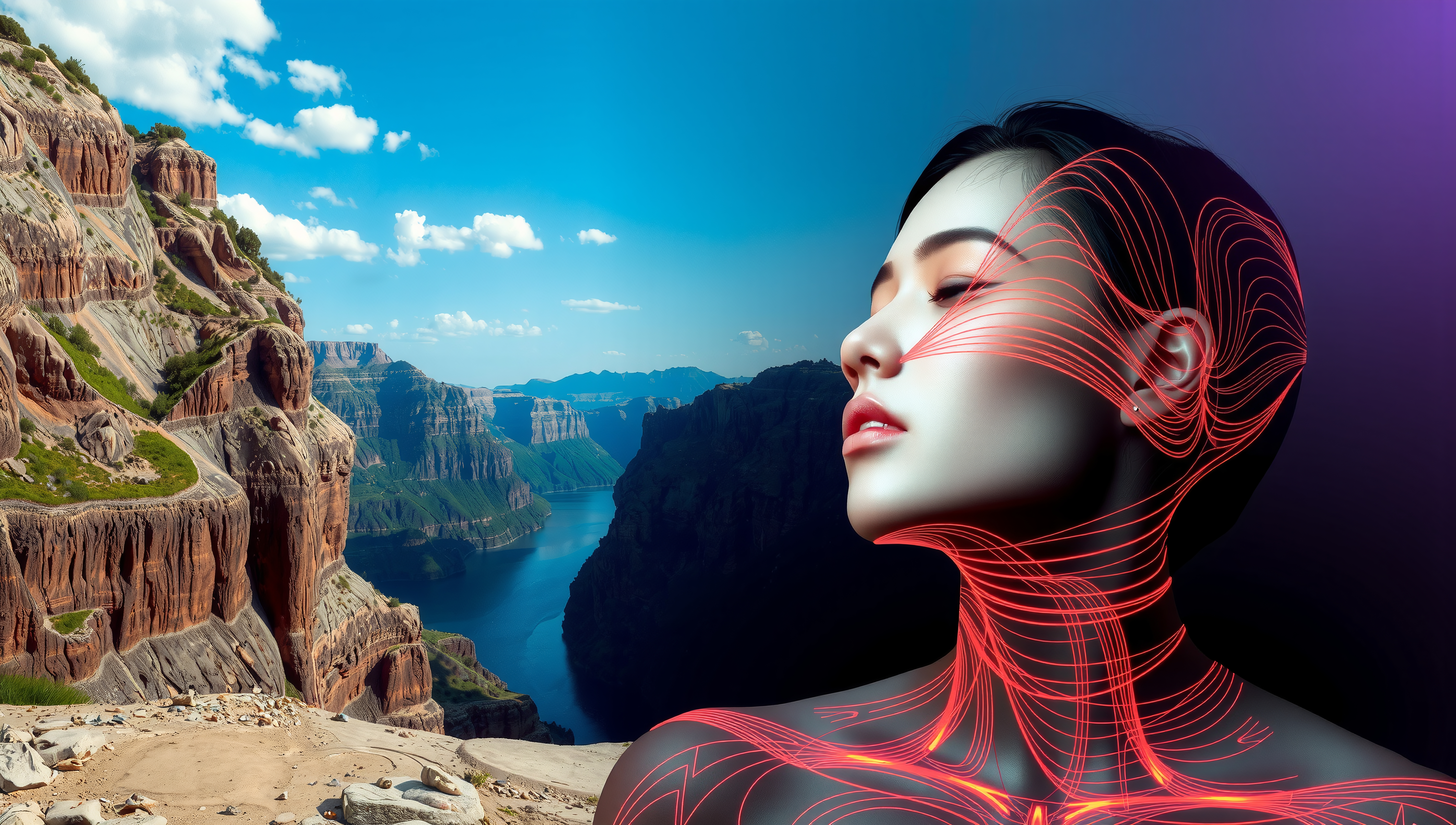 Neural Harmony Over Canyon