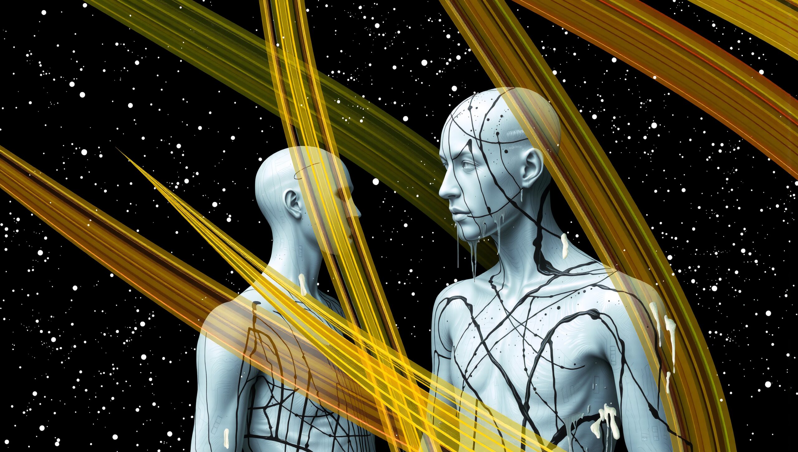 Futuristic Digital Fusion Vision