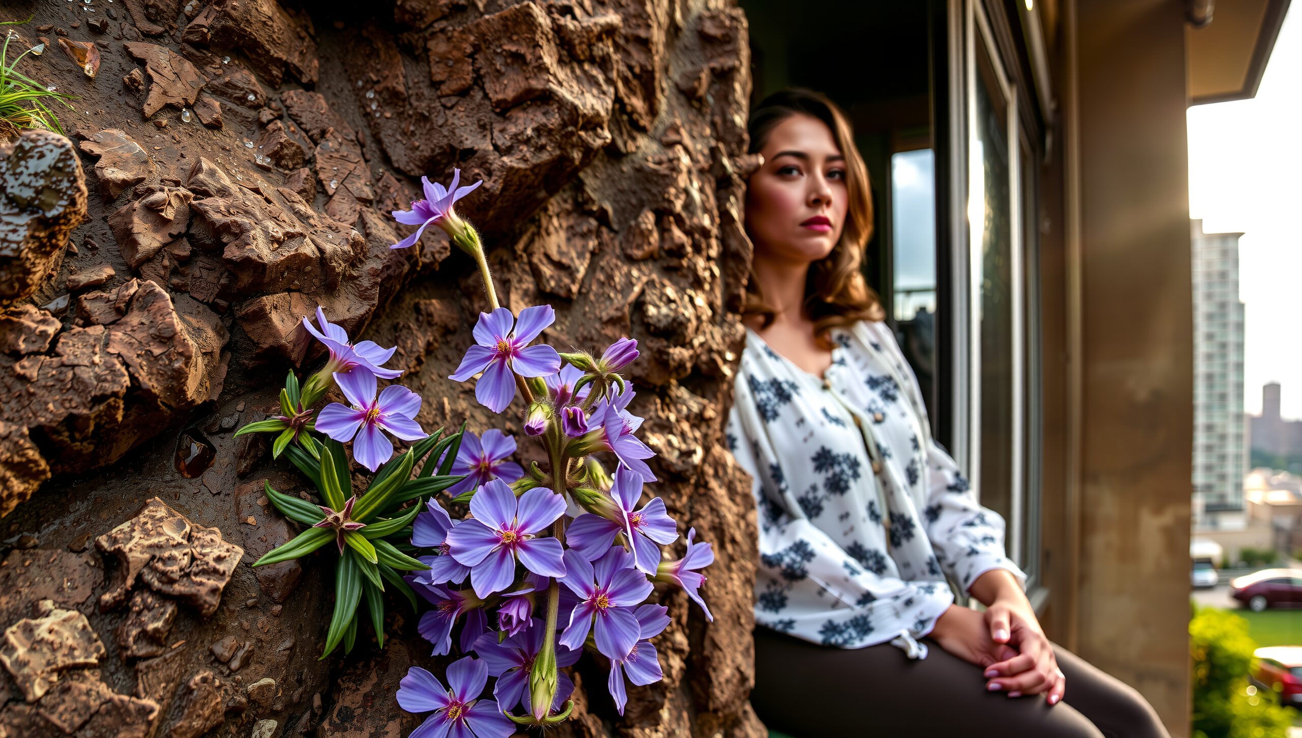 Nature and City Harmony Scene