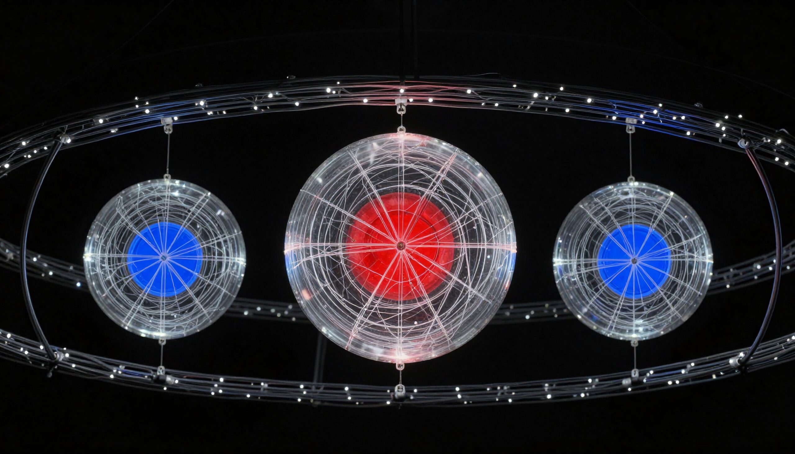 Illuminated Spheres in Dark Space