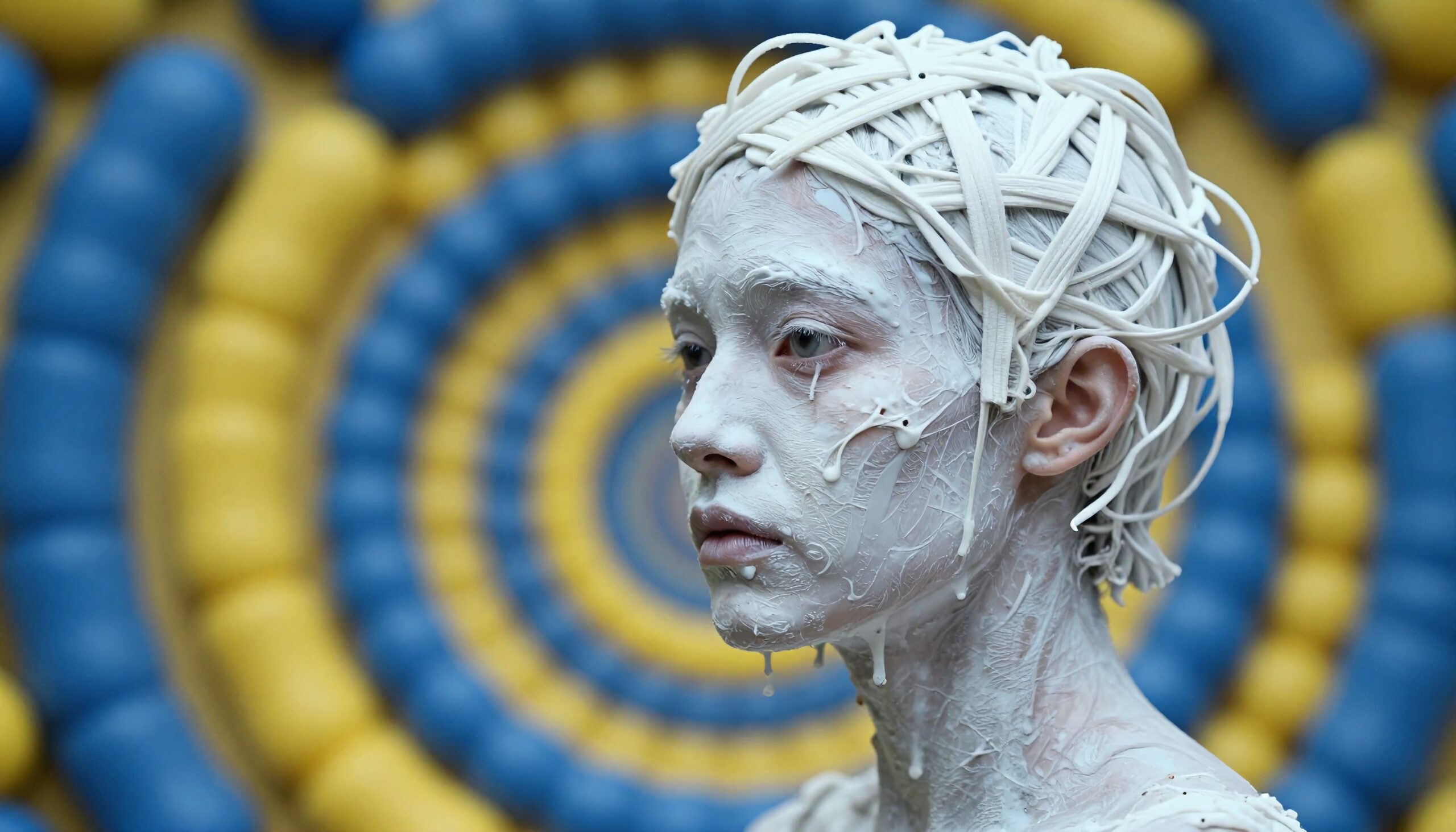 Artistic Face with Creative Background