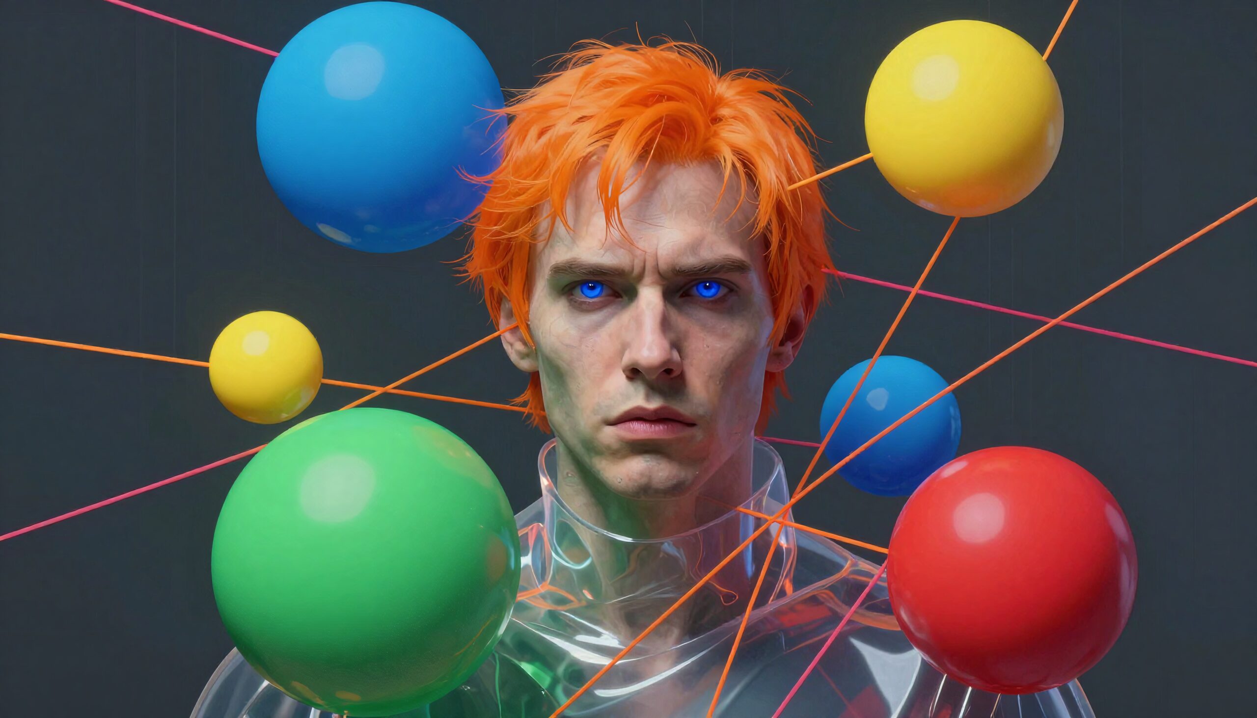 Surreal Portrait in Vibrant Colors