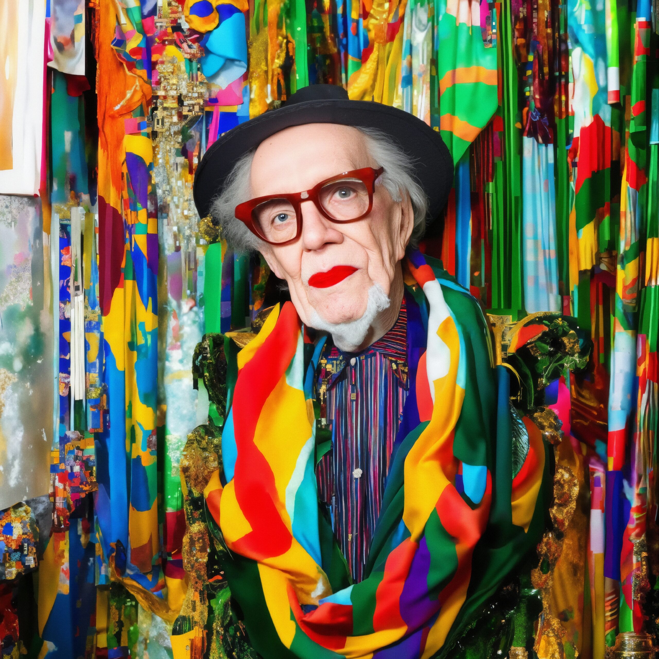 Vibrant Explosion of Colorful Fashion