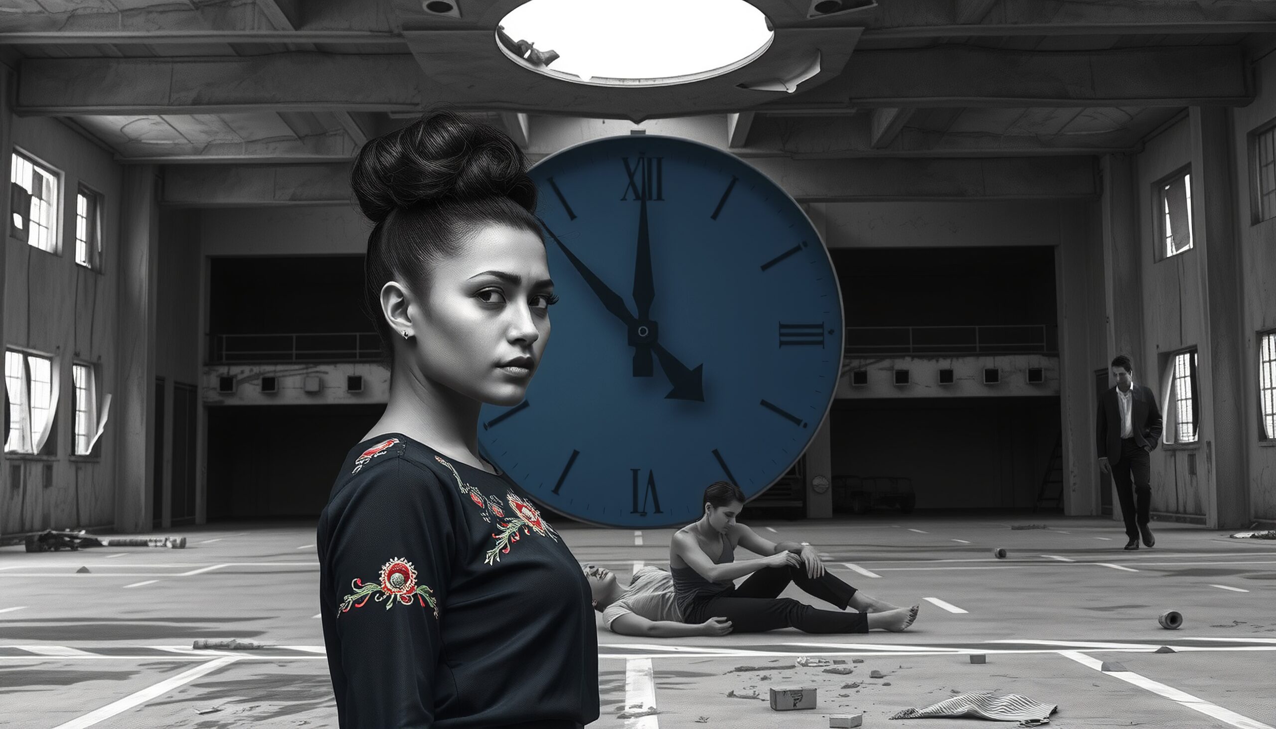 Time Stands Still Enigmatic Scene