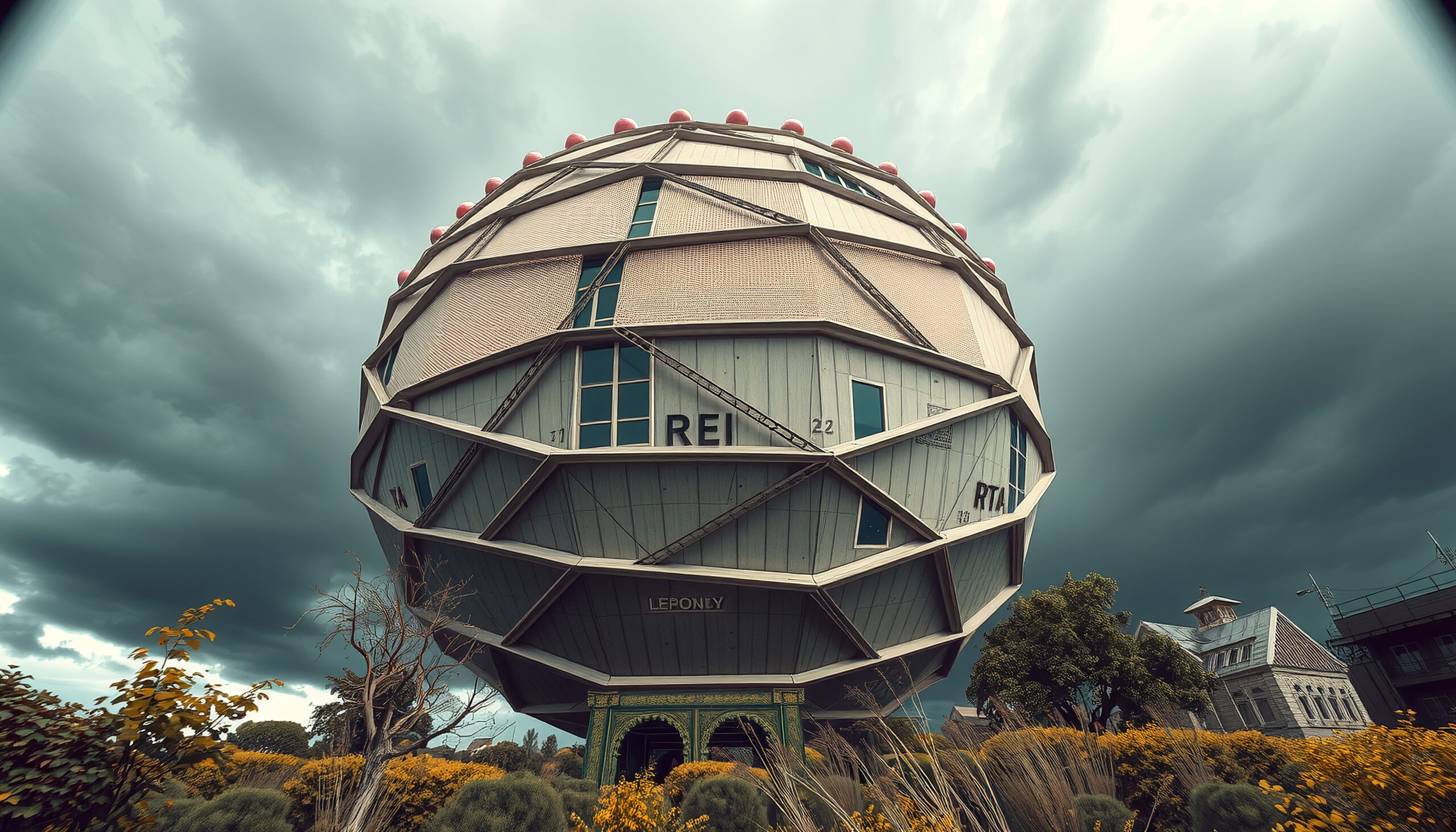 Futuristic Geodesic Dome Architecture