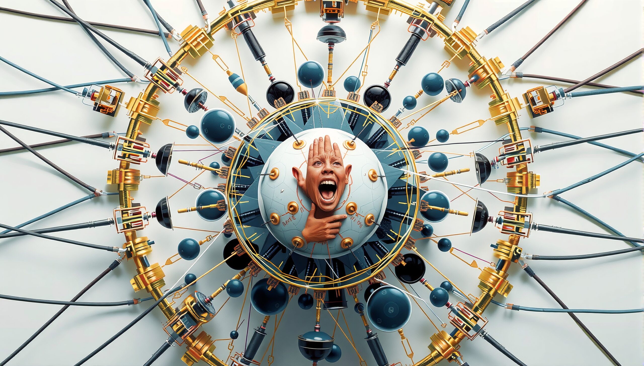 Mechanical Human Expression Art