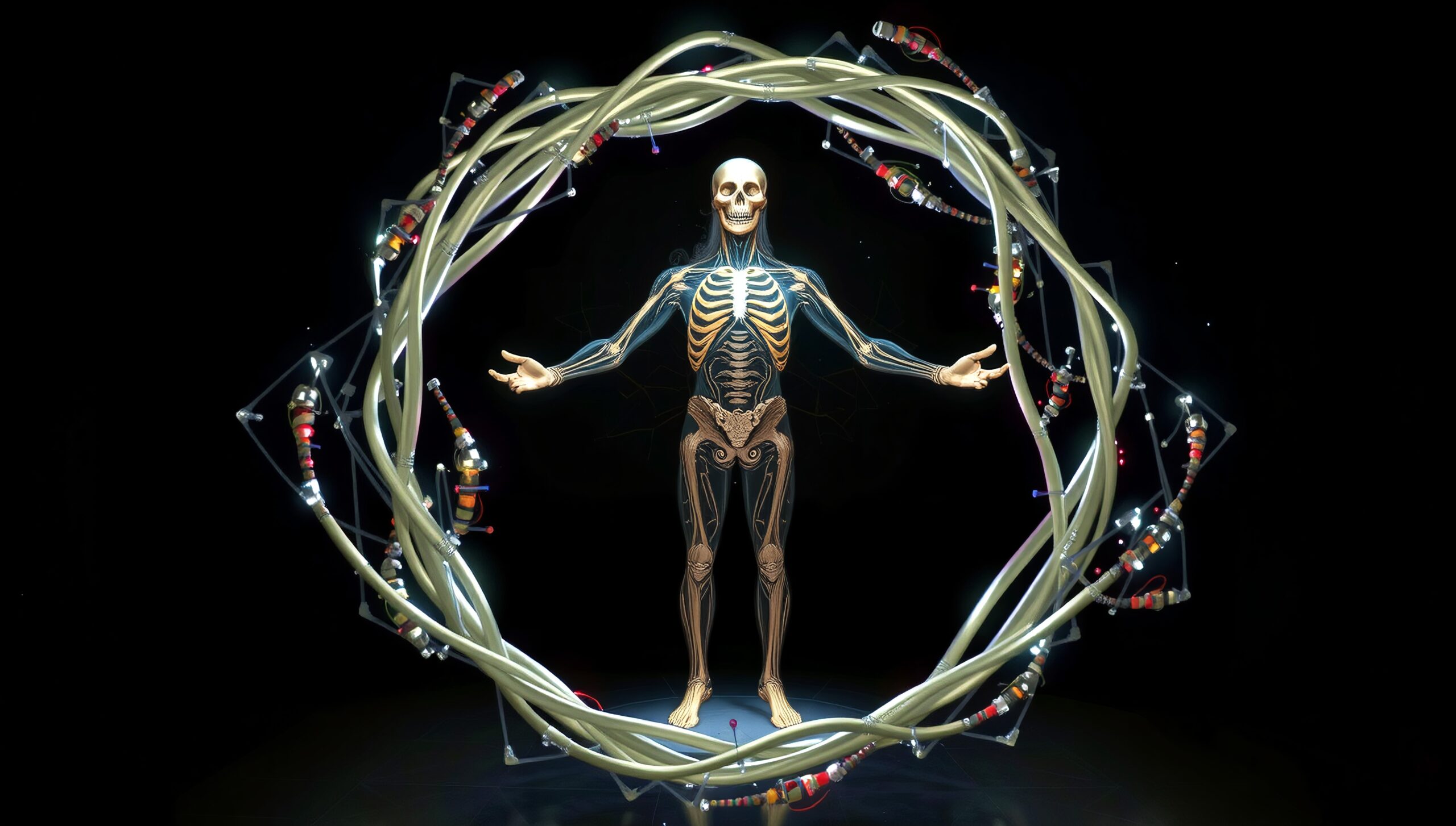 Cyborg Evolution in Circular Motion