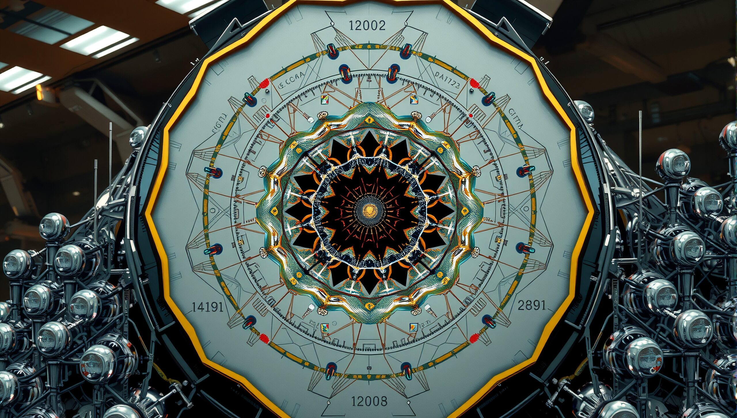 Futuristic Kaleidoscope Machine Design