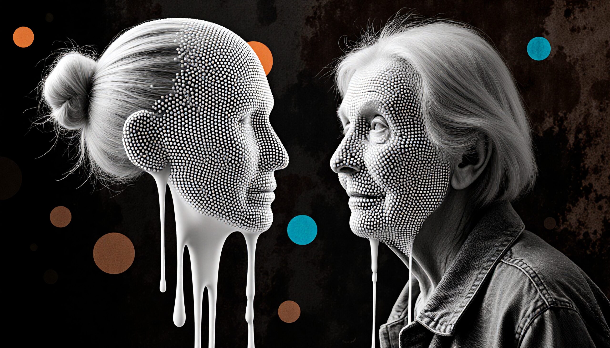 Faces of Time Youth and Age