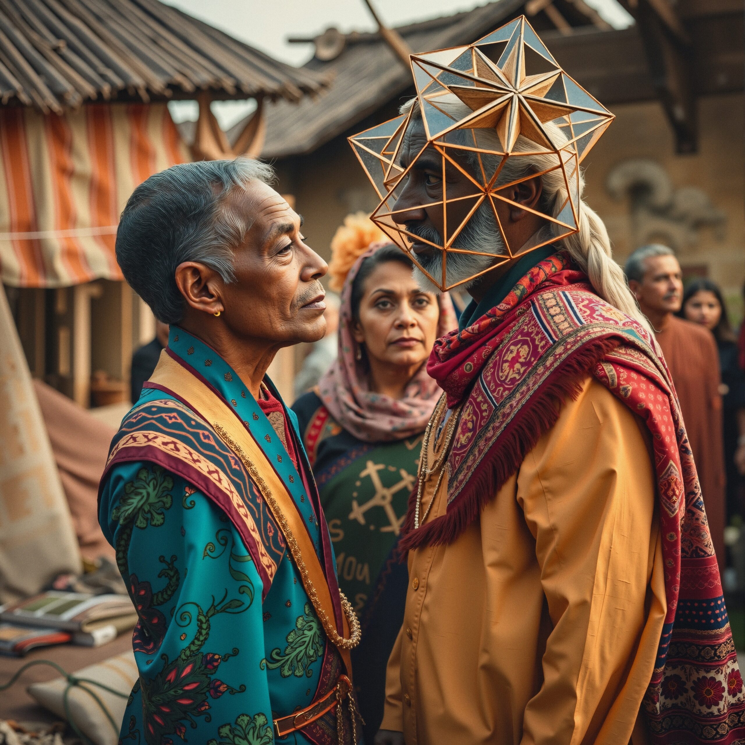 Cultural Exchange Face-Off Scene