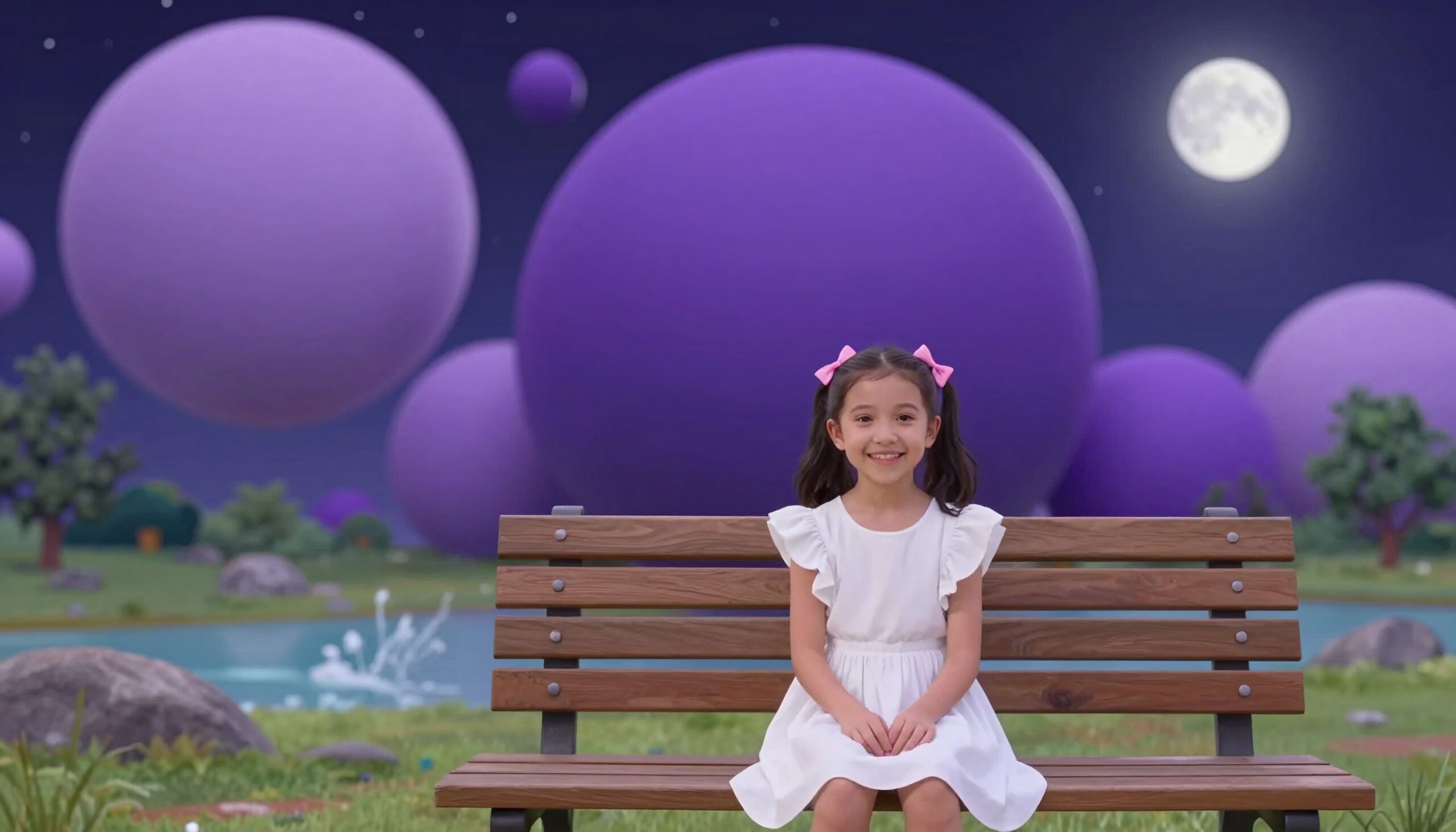 Dreamlike Evening in Fantasy Park