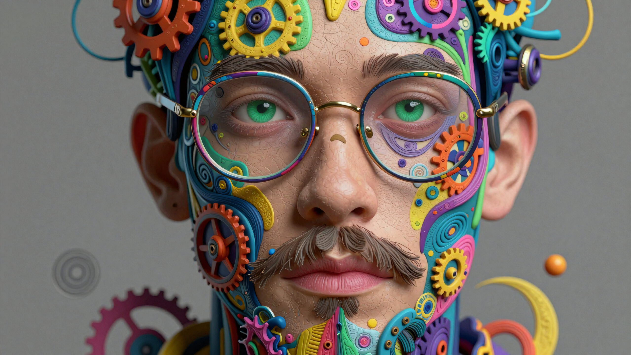 Mechanized Mind Portrait