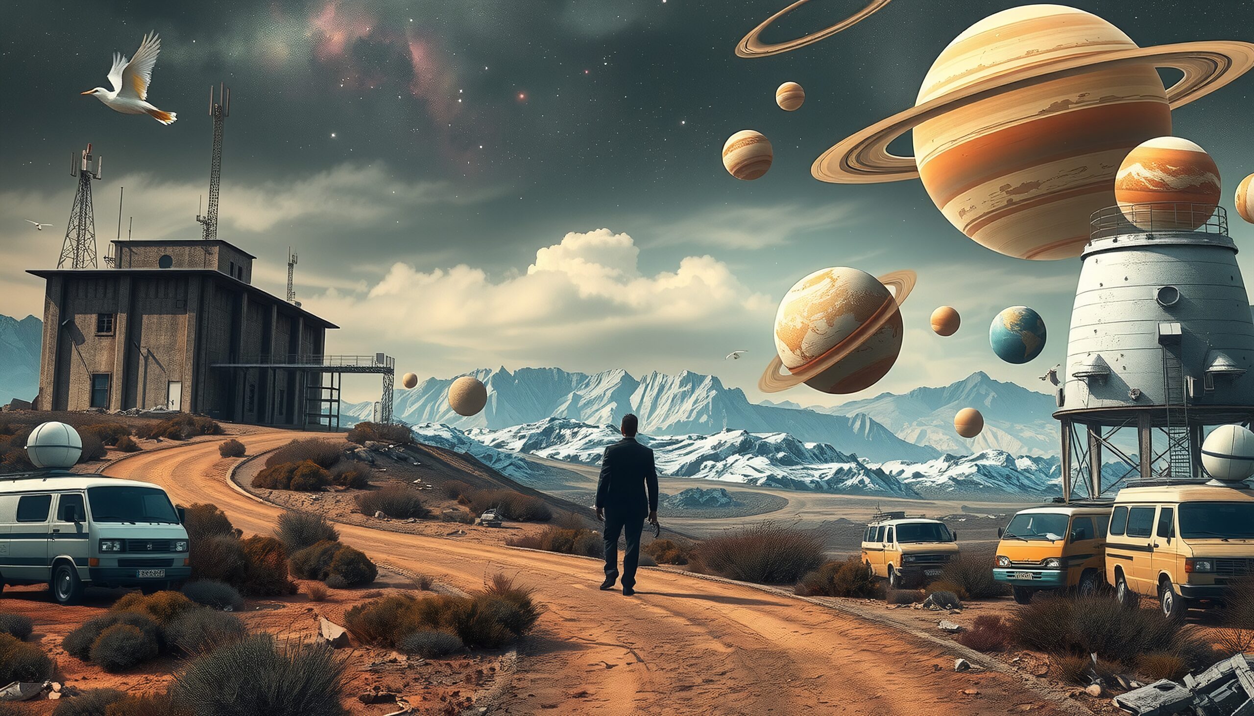 Sci-Fi Wanderer Meets Cosmos