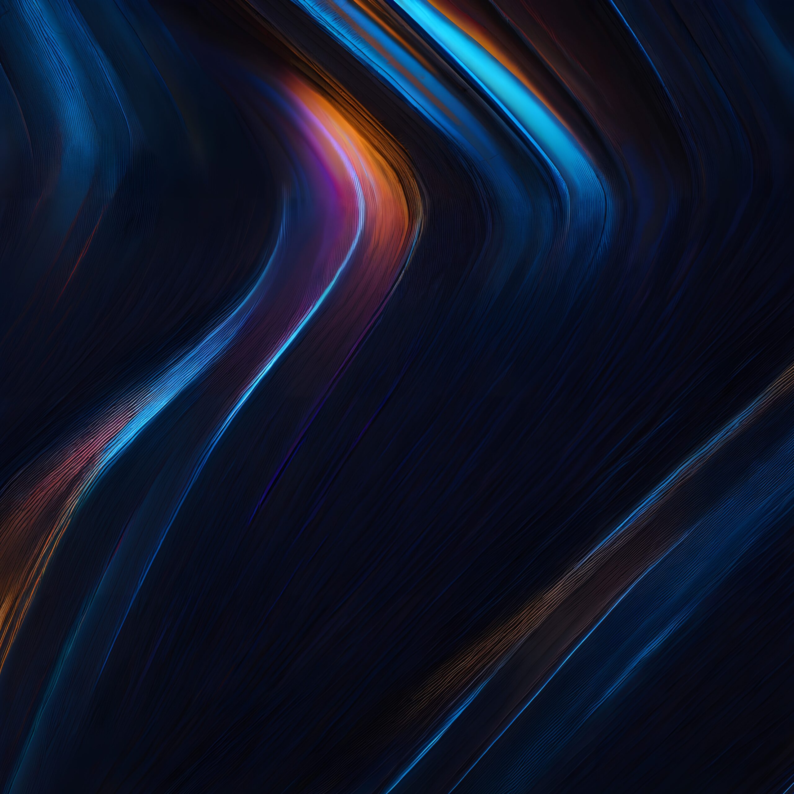 Vibrant Abstract Light Flow