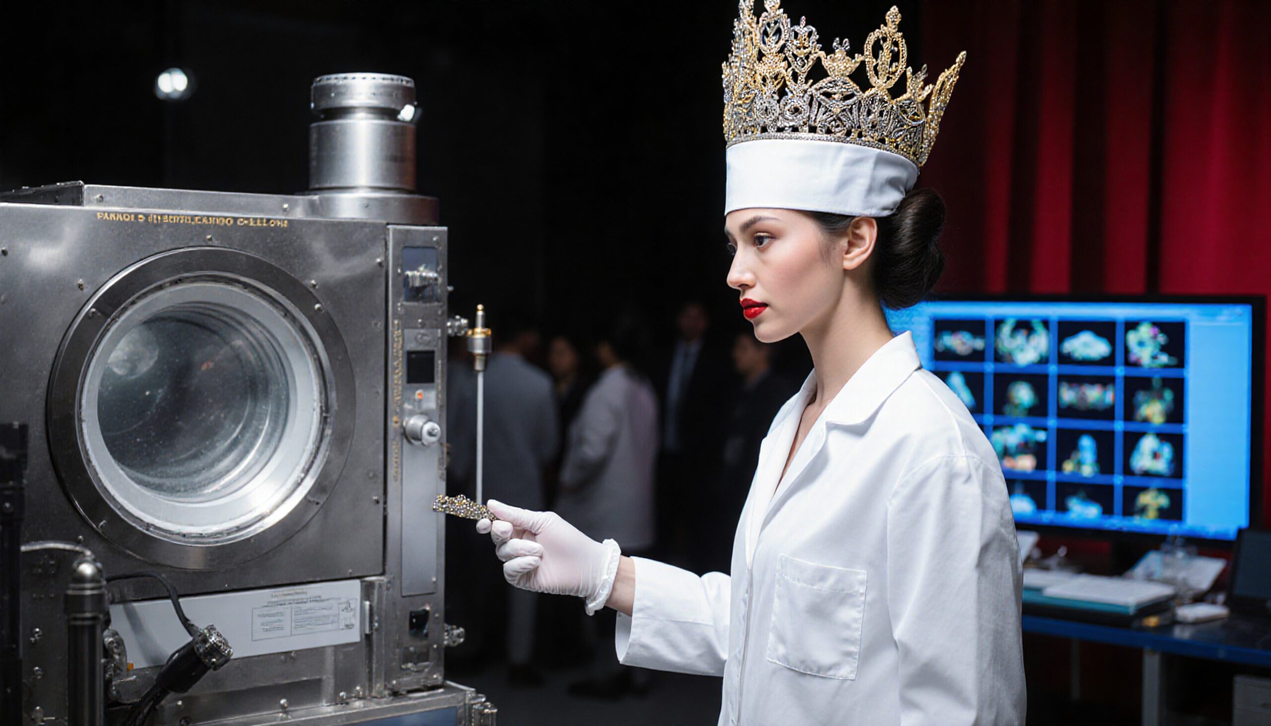 Royalty Meets Science in Laboratory