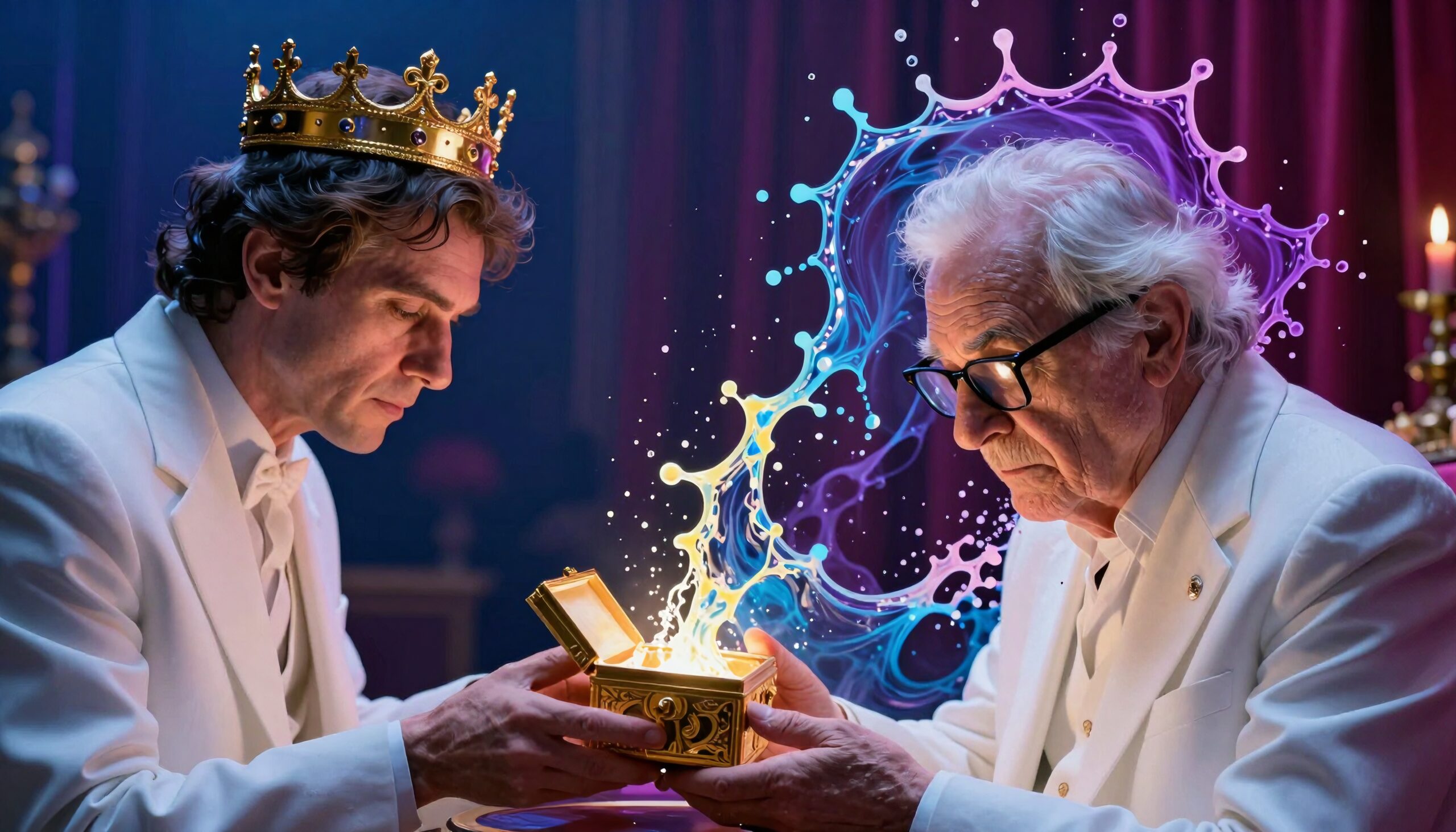 Mystical Energy Emanates from Chest