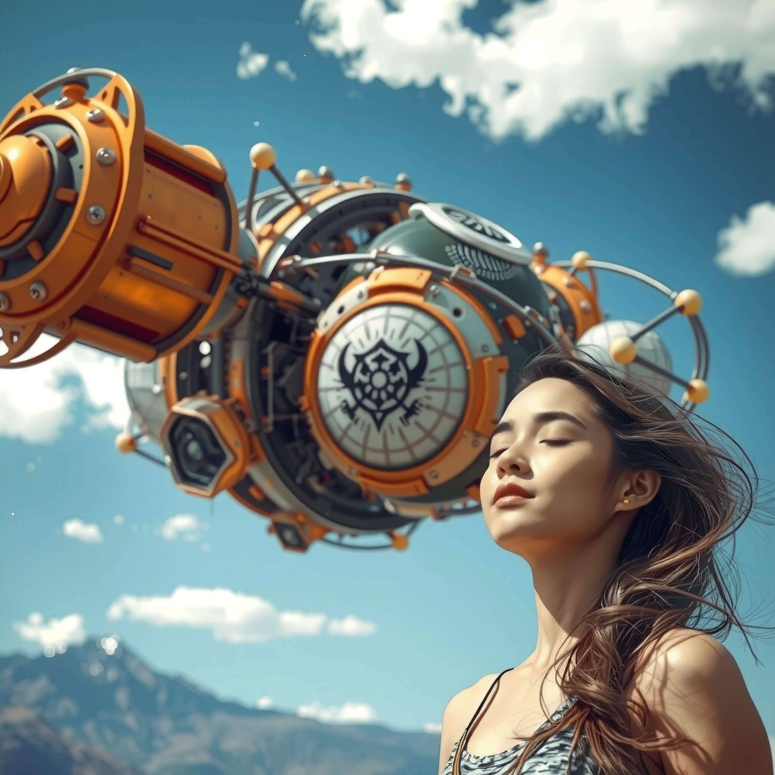 Harmony in Futuristic Tranquility