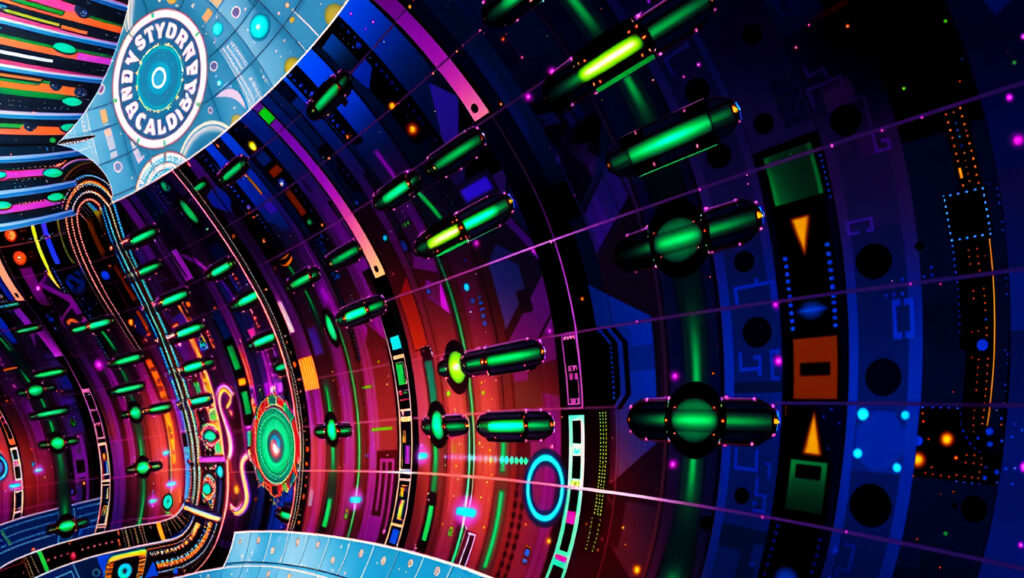 Abstract Digital Technology Background