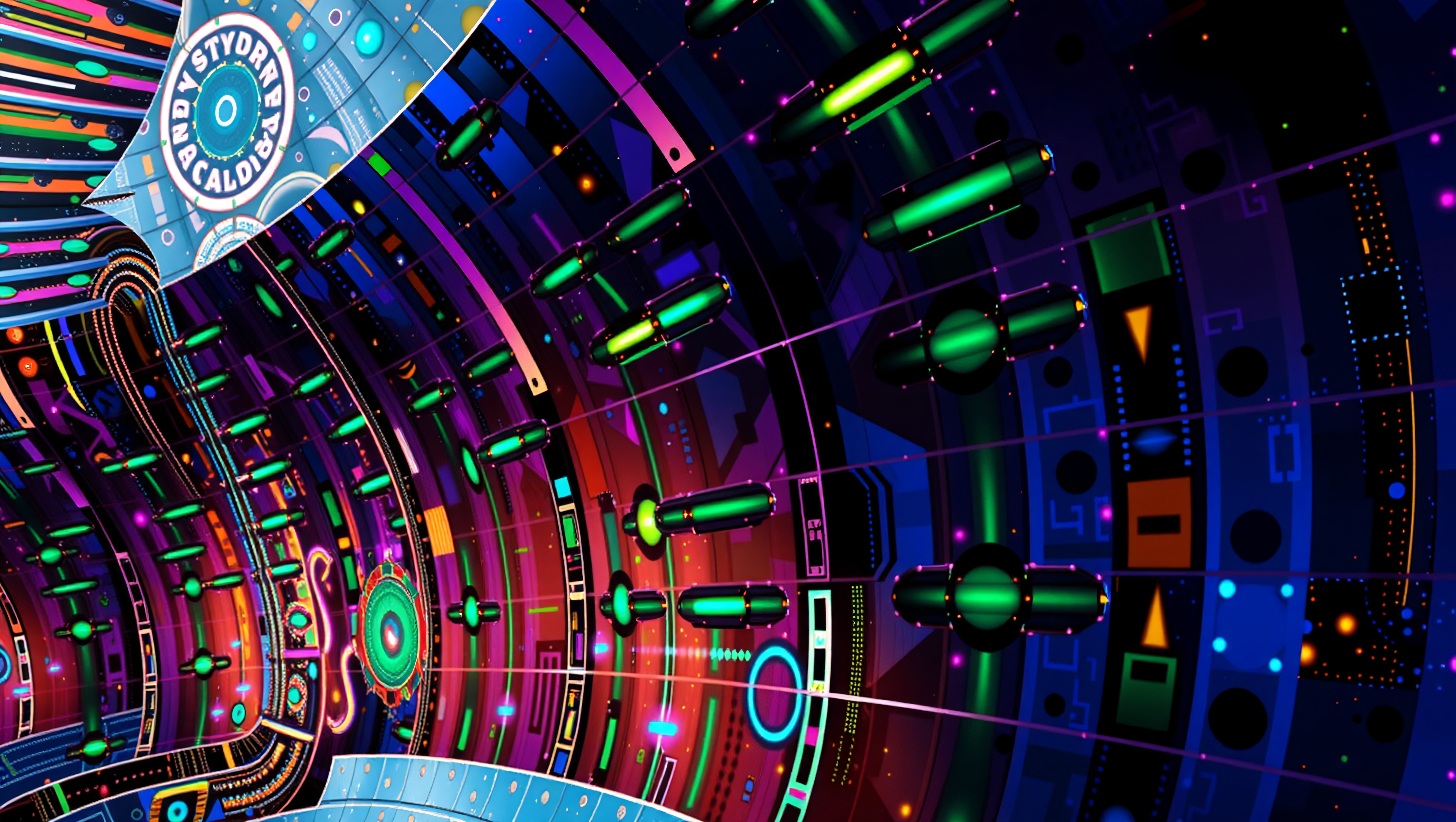 Abstract Digital Technology Background