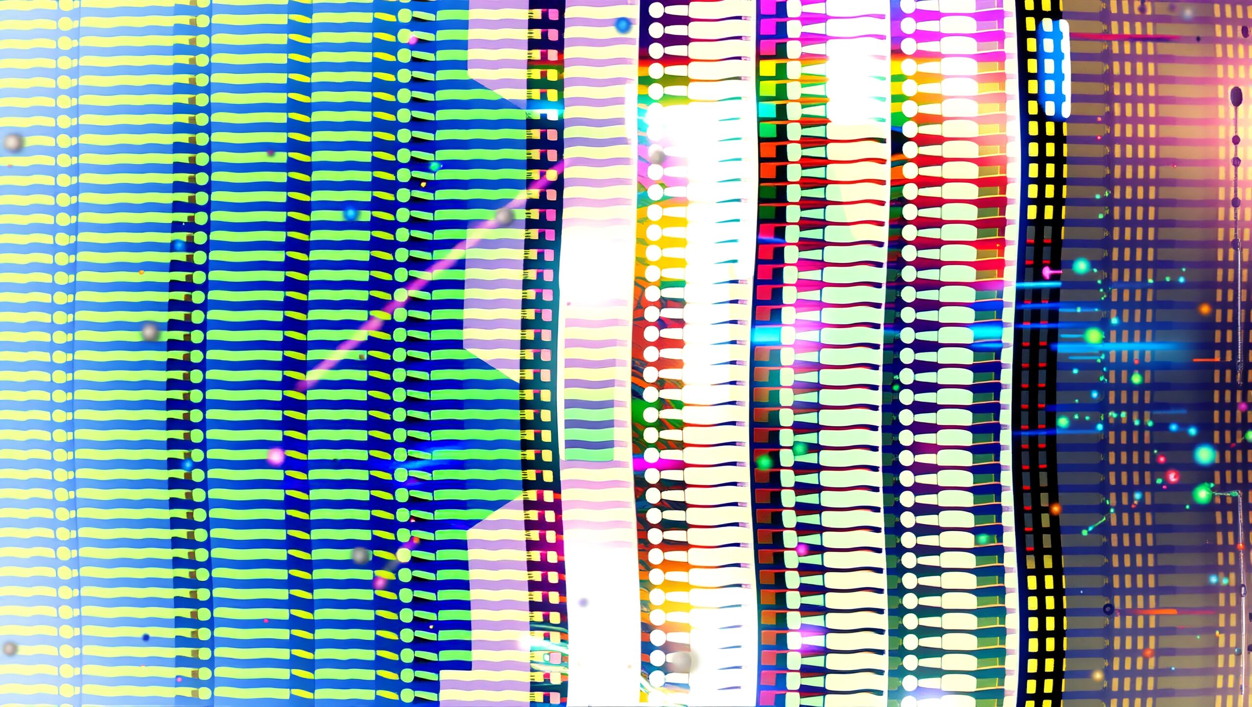 Abstract Vibrant Geometric Patterns