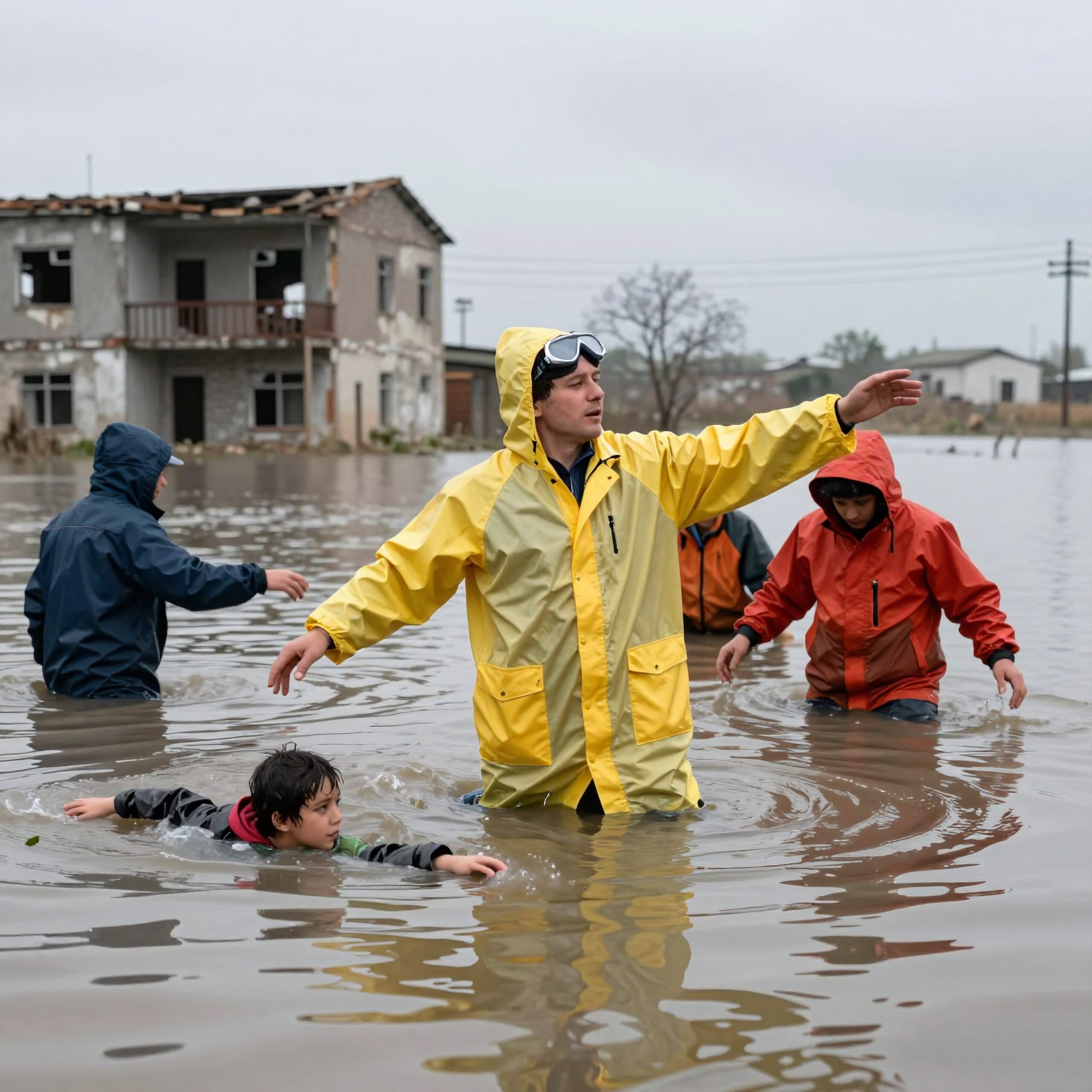 Navigating Through Flooded Streets
