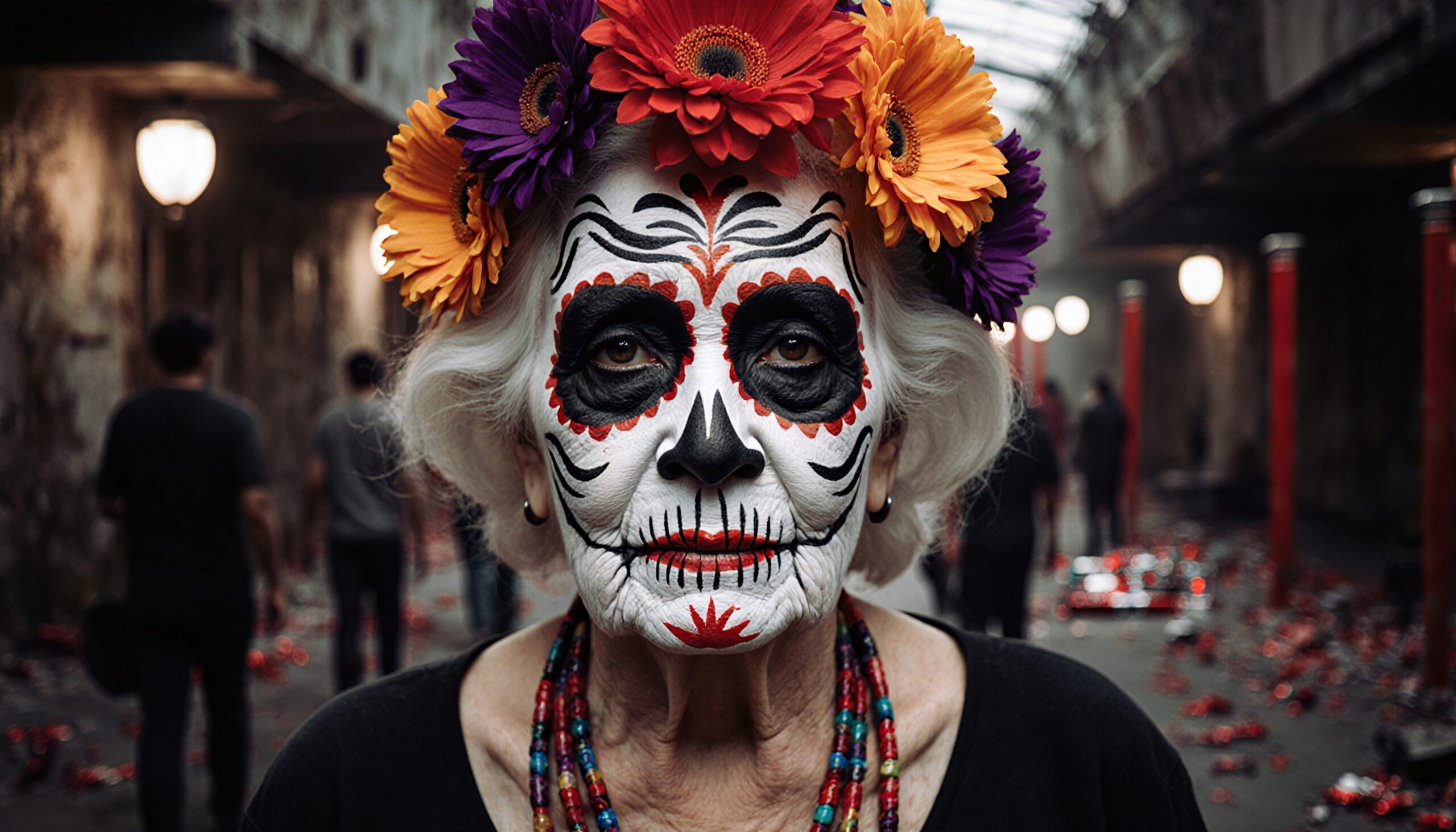 Vibrant Celebrations Amidst Urban Decay