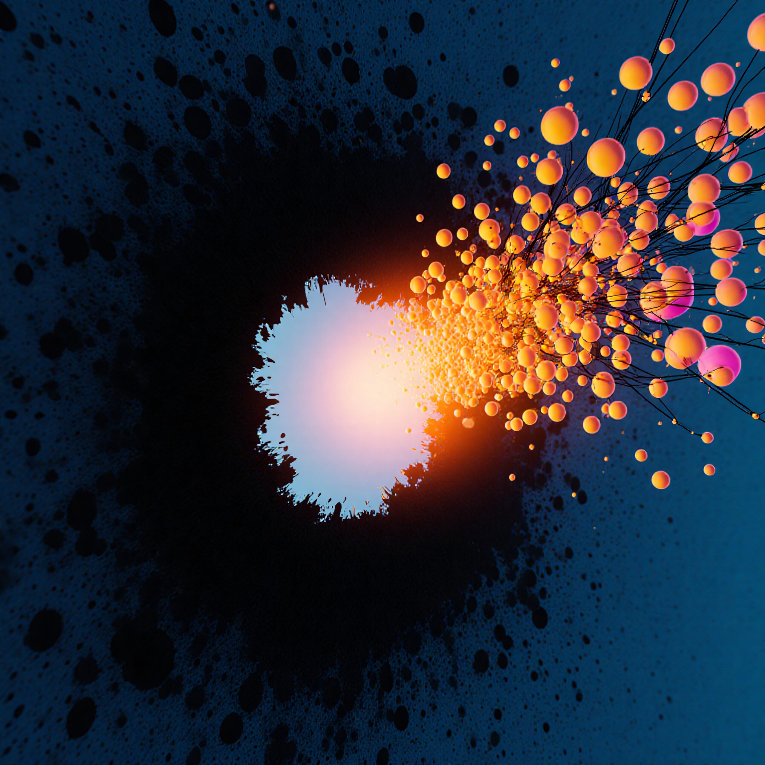 Vibrant Abstract Circles and Light