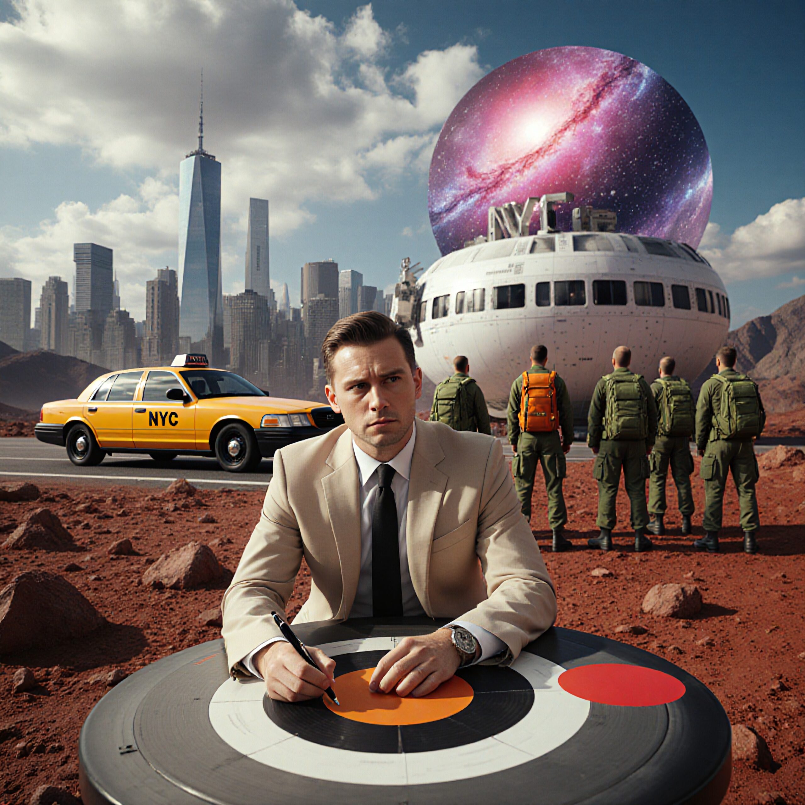 Cityscape Meets Sci-Fi Adventure