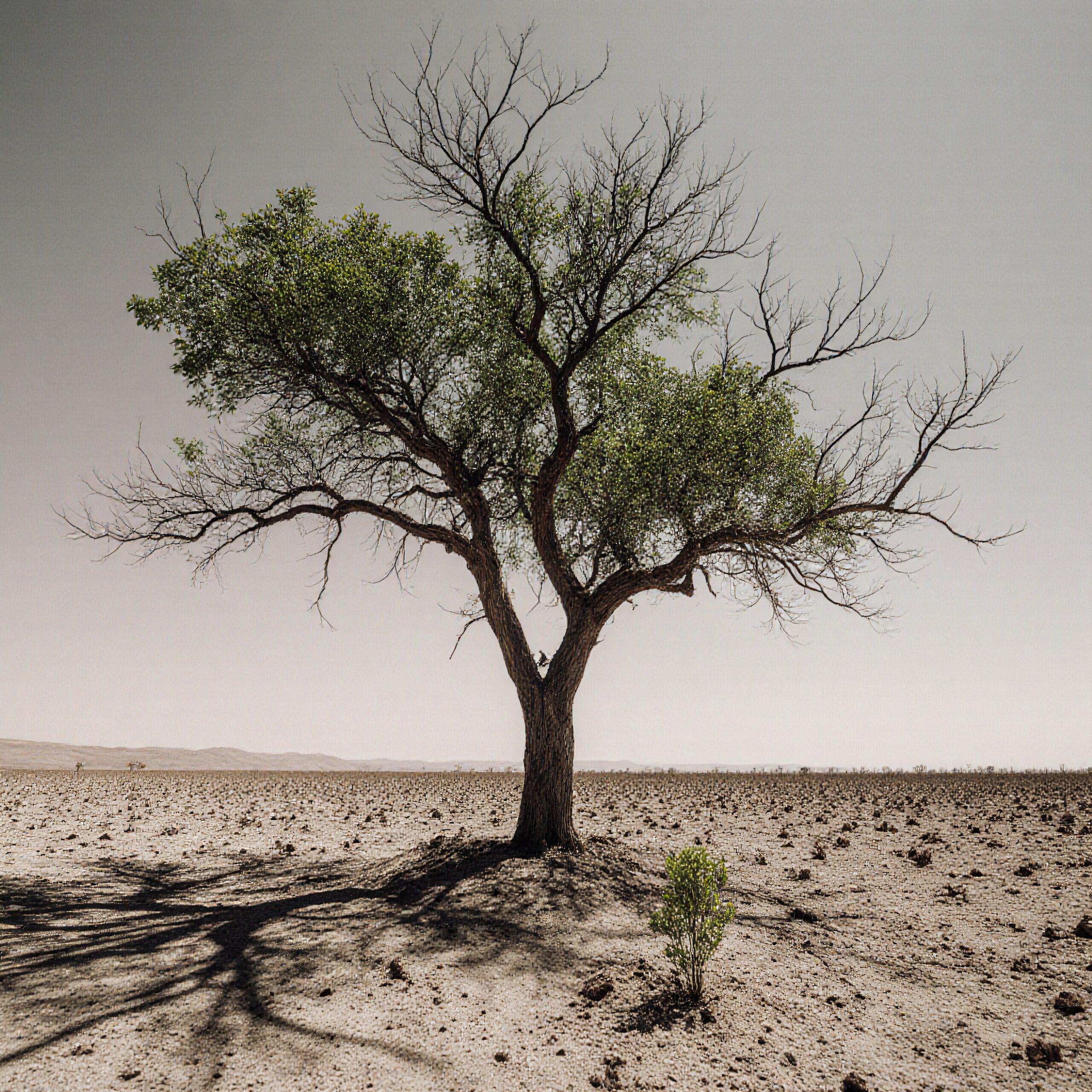Tree in the Desert Landscape