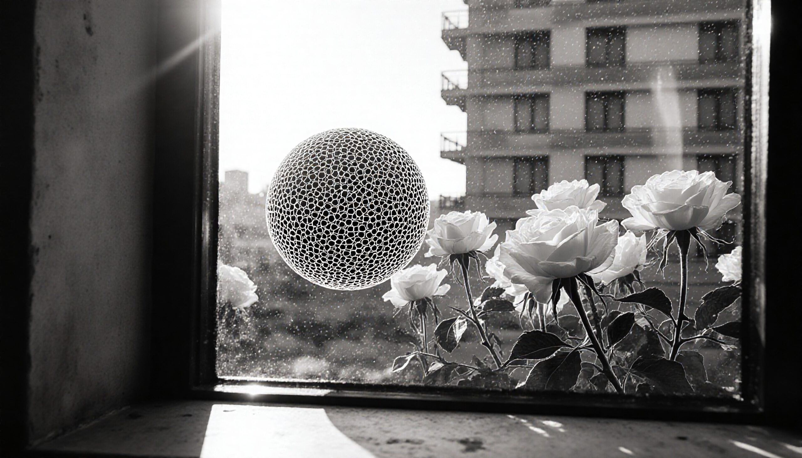 Delicate Sphere and Urban Roses