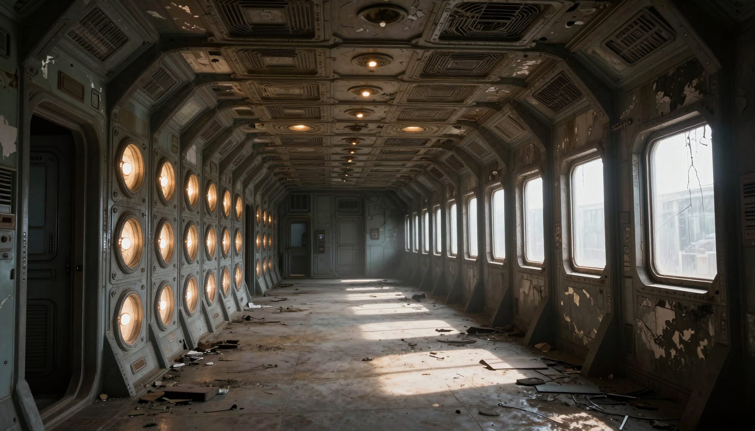 Abandoned Spacecraft Interior Revealed
