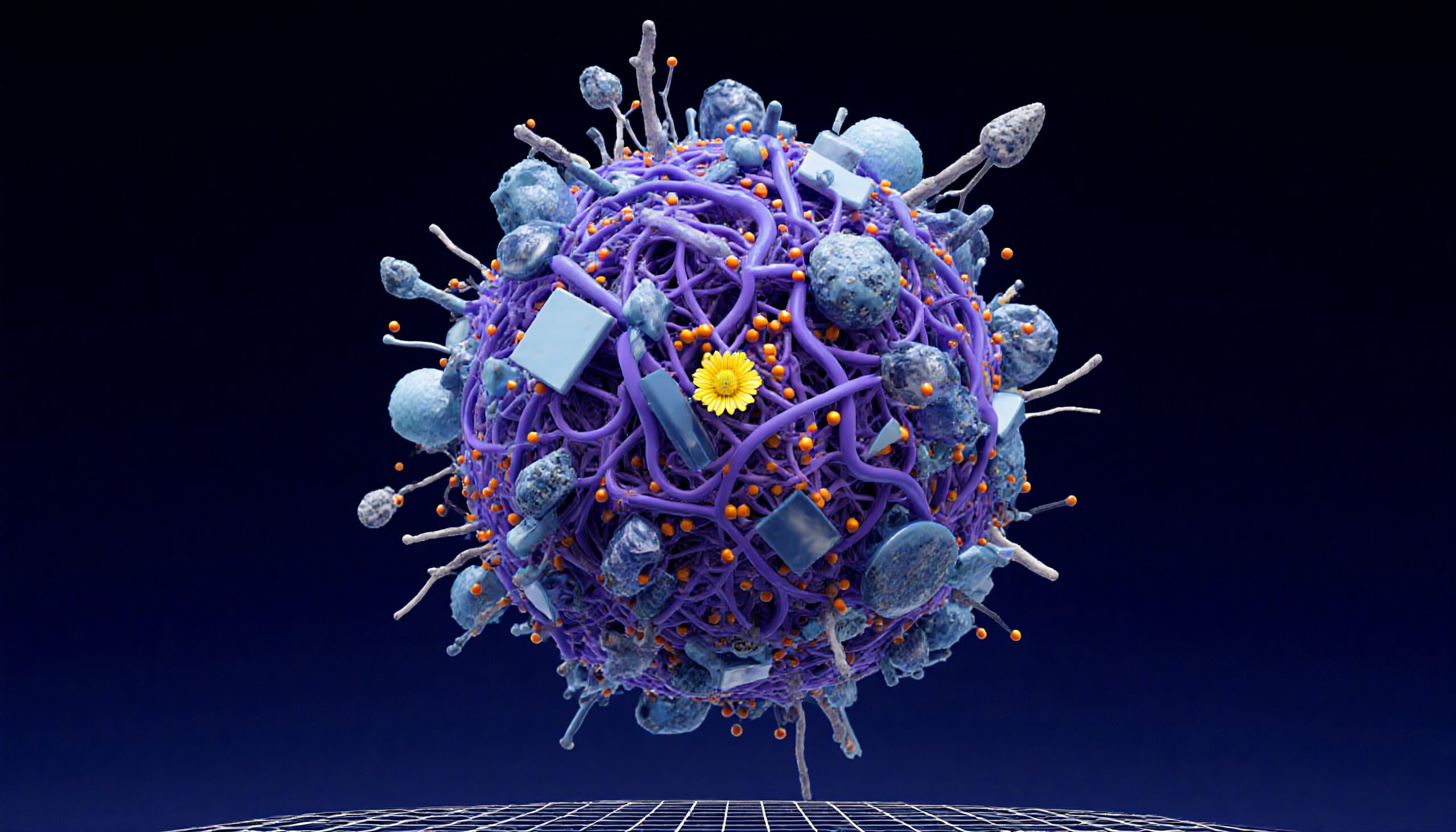 Futuristic Biological Structure Imagery