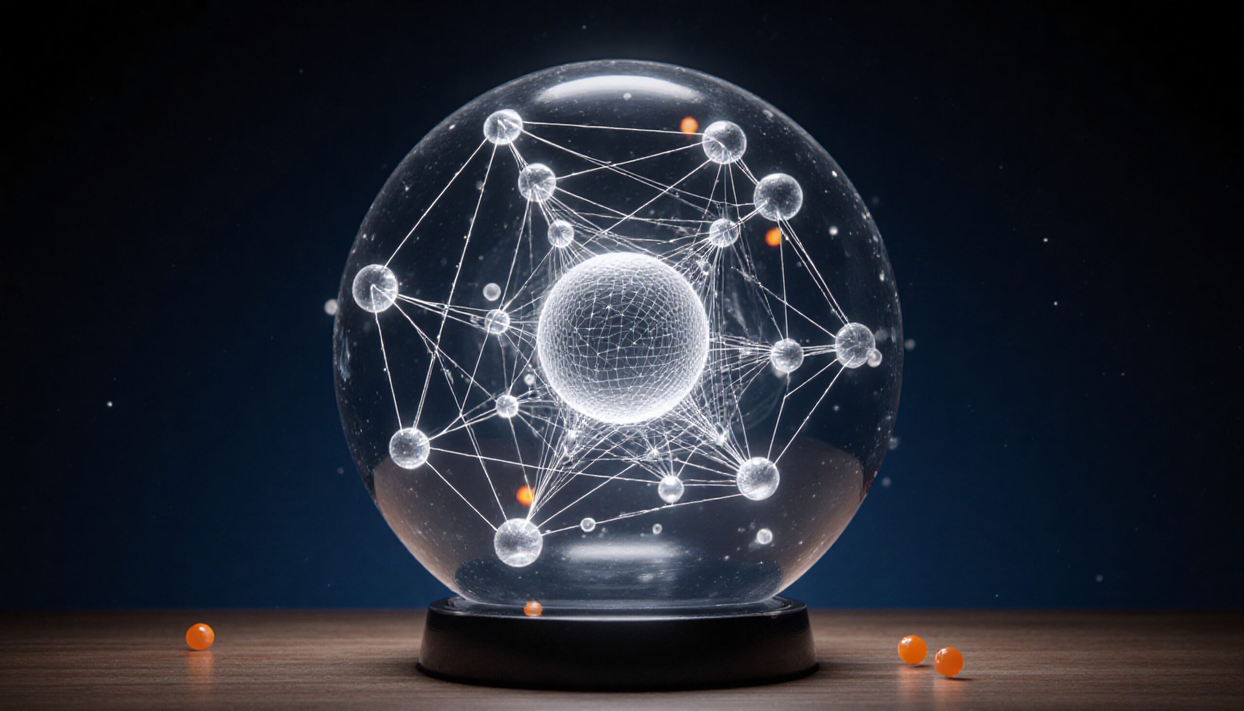 Intricate Network Inside Crystal Ball