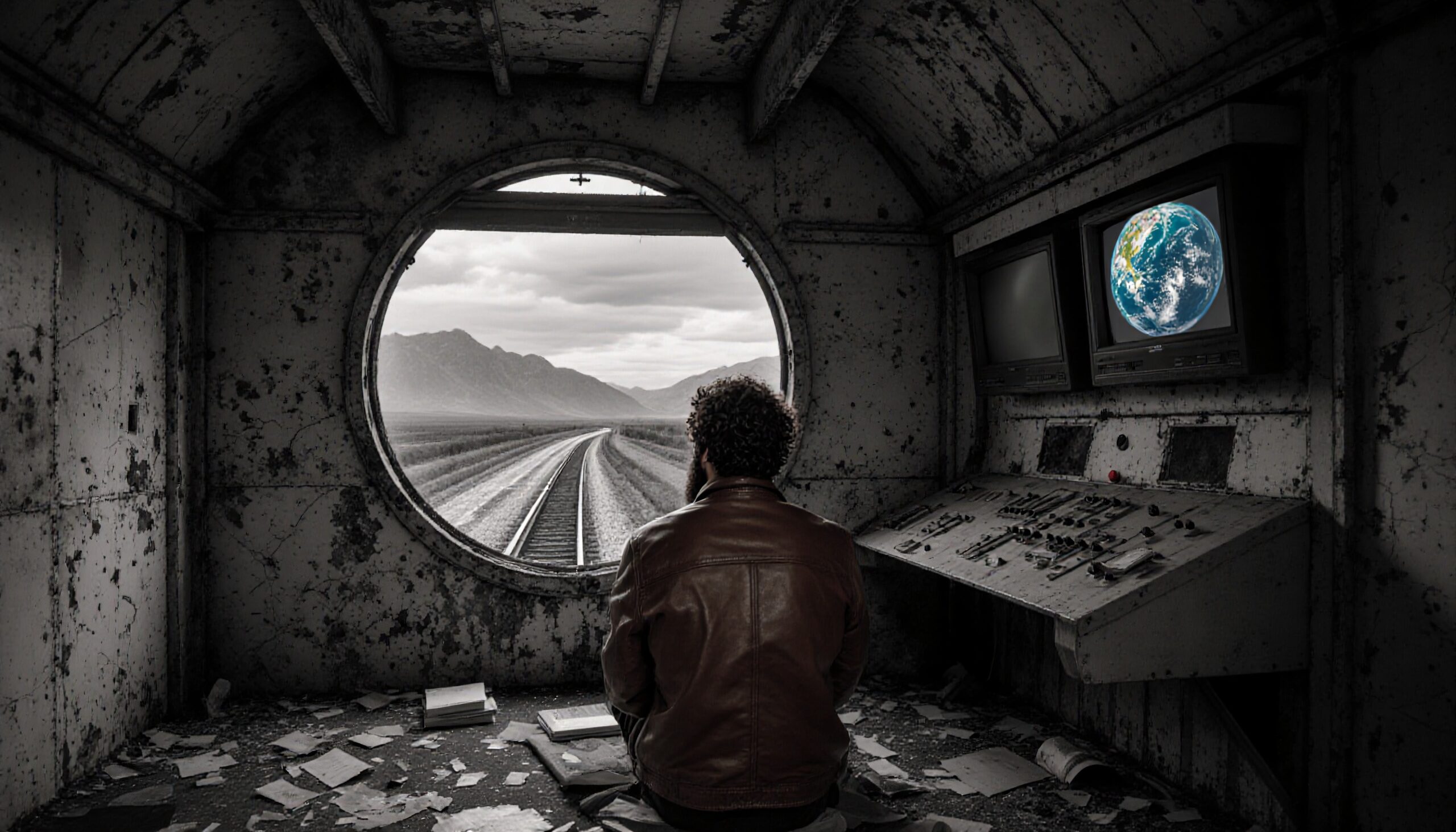 Window Gazing Towards Earth Display