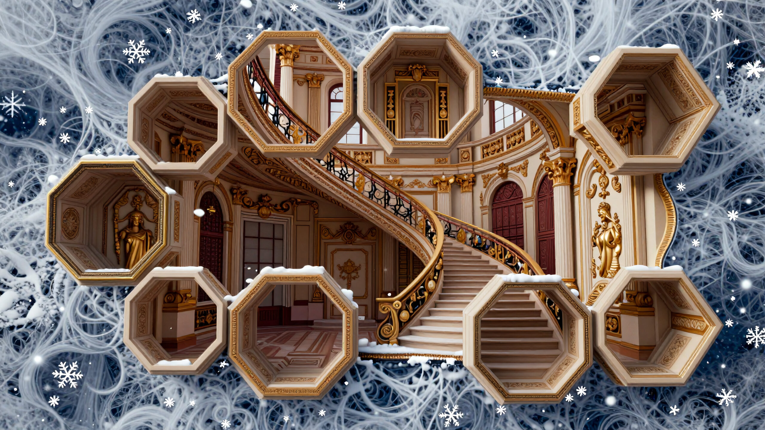Winter Palace Staircase Fantasy