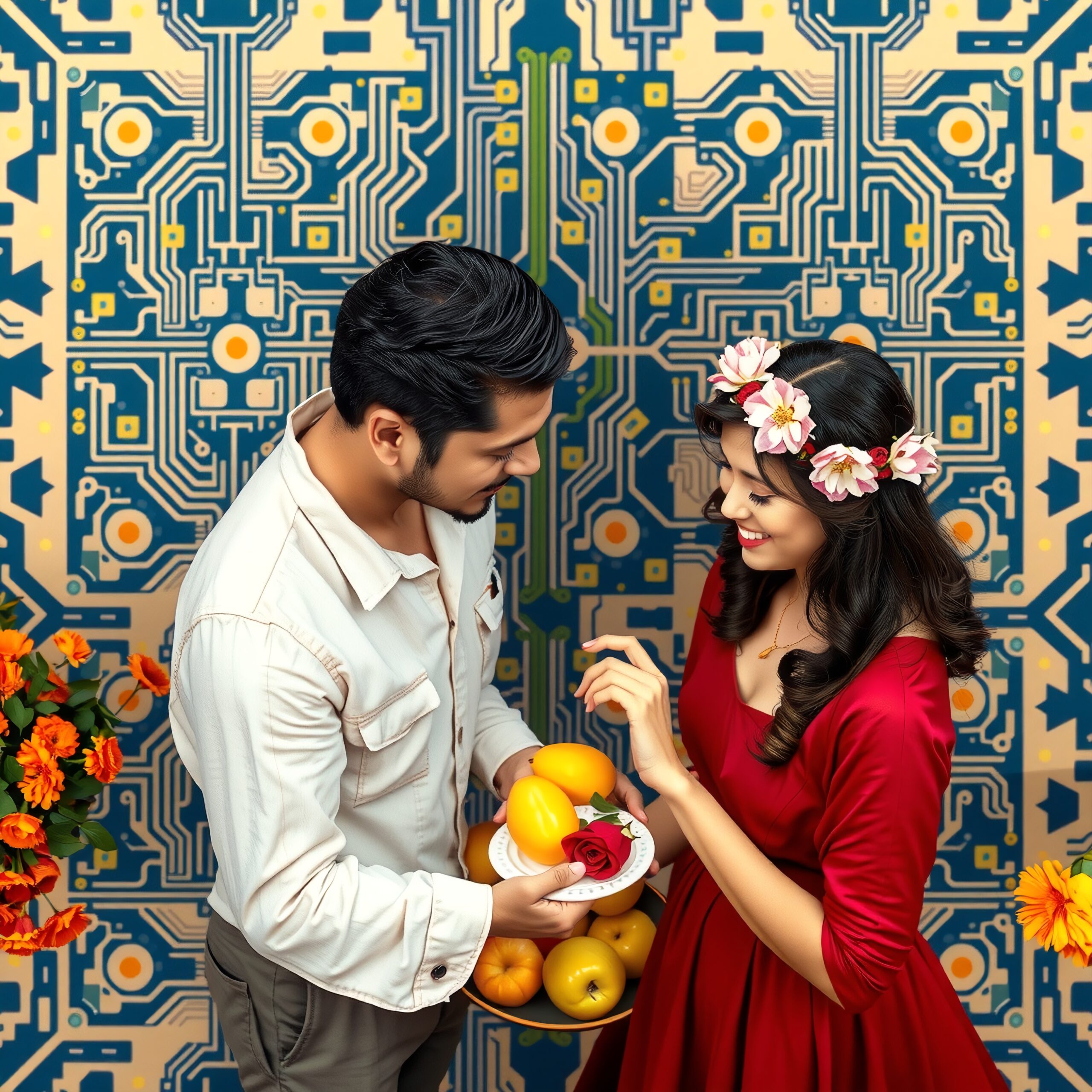 Love Amid Circuit Boards